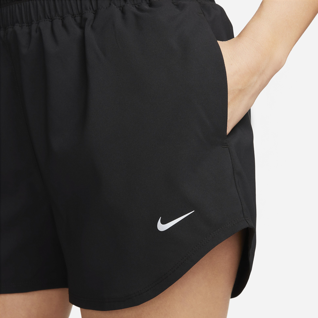 Nike One Ultra High Rise 3" DF Short Image 3 of 3. Tap to open photo gallery.