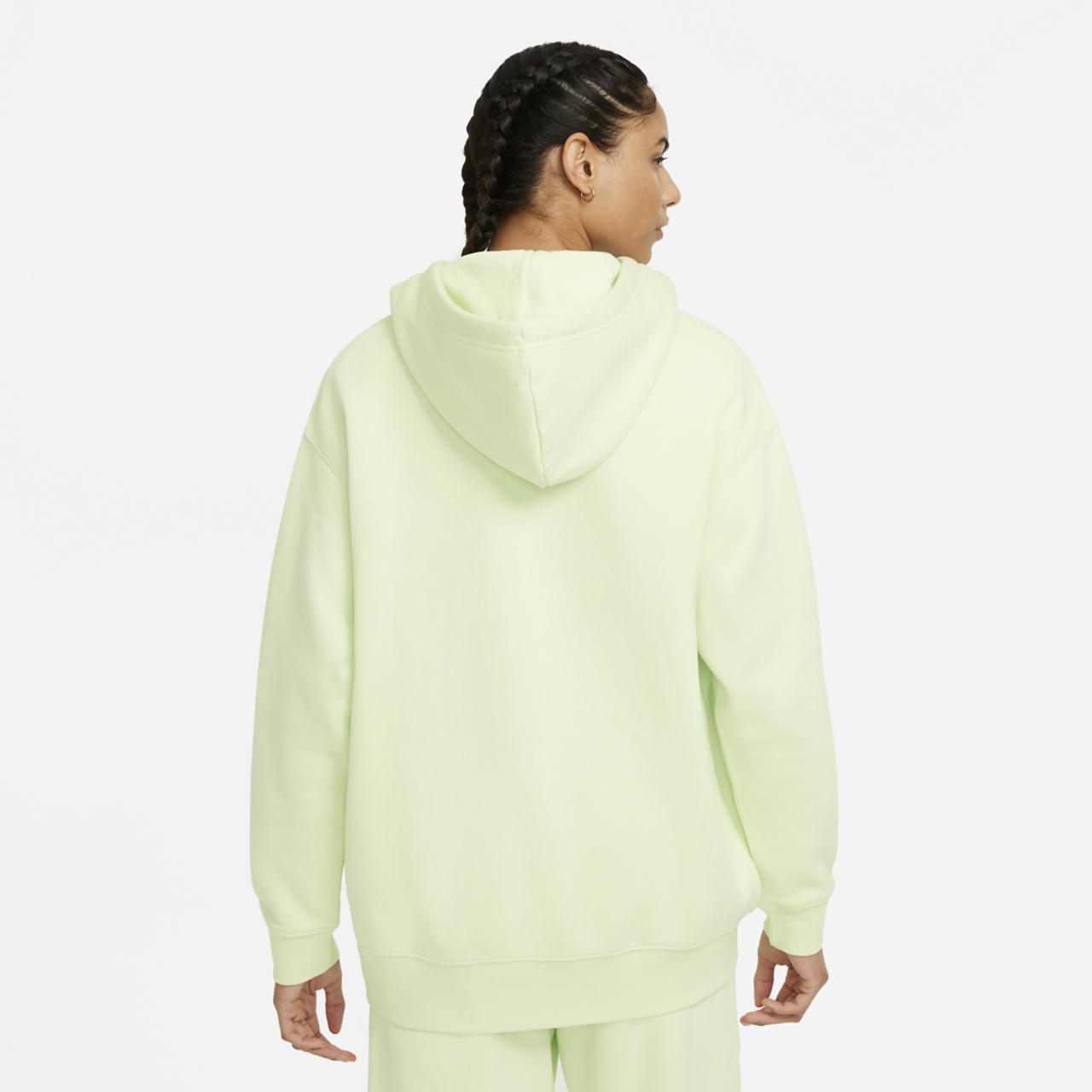 Nike NSW Plus Essential Fleece Hoodie Image 2 of 3. Tap to open photo gallery.