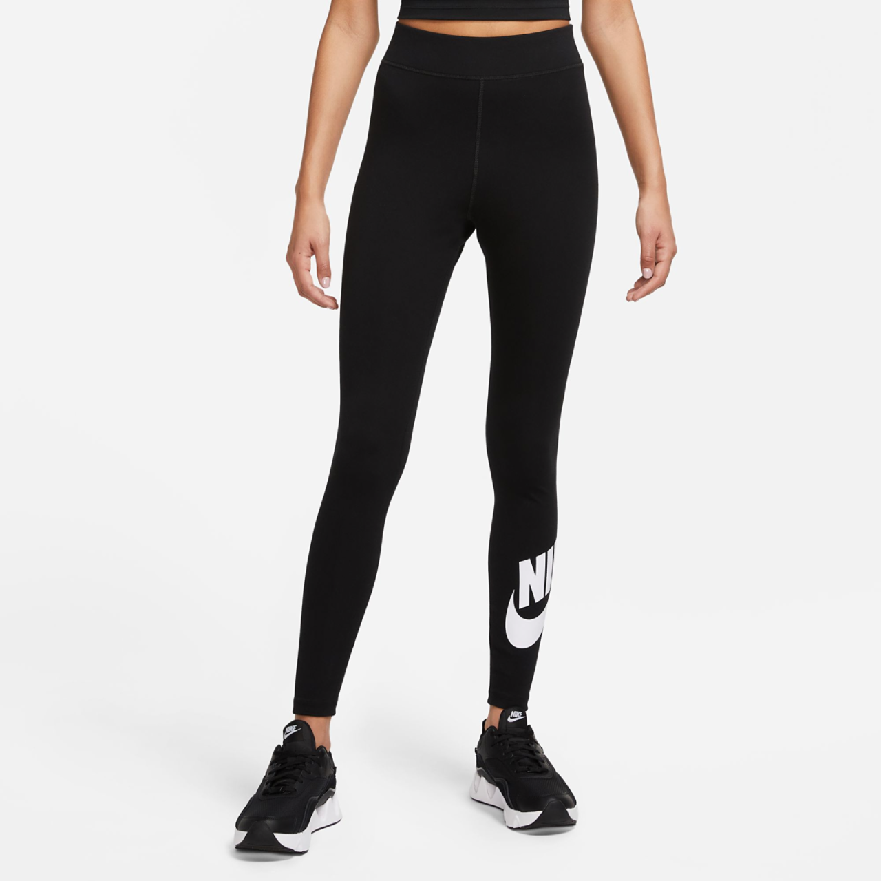 Nike NSW Classic Graphic HR Futura Tights Image 1 of 3. Tap to open photo gallery.