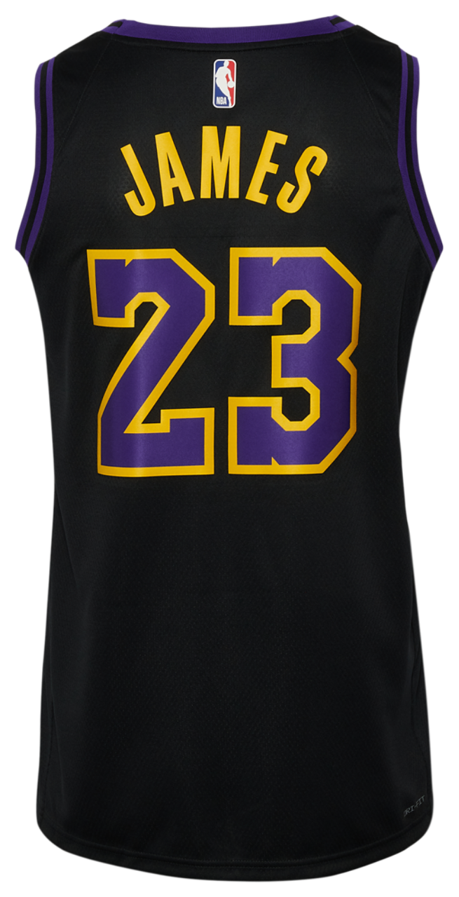 Nike Lakers MNK Dri-FIT Swingman City Edition Jersey Image 1 of 3. Tap to open photo gallery.