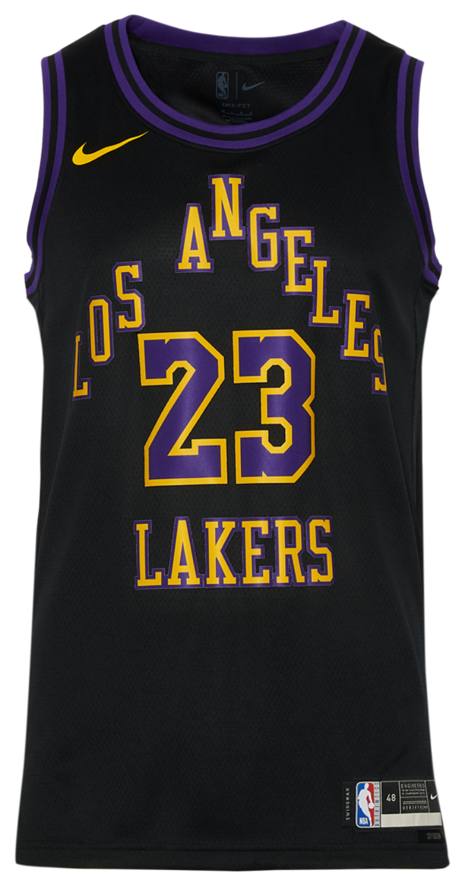 Nike Lakers MNK Dri-FIT Swingman City Edition Jersey Image 3 of 3. Tap to open photo gallery.