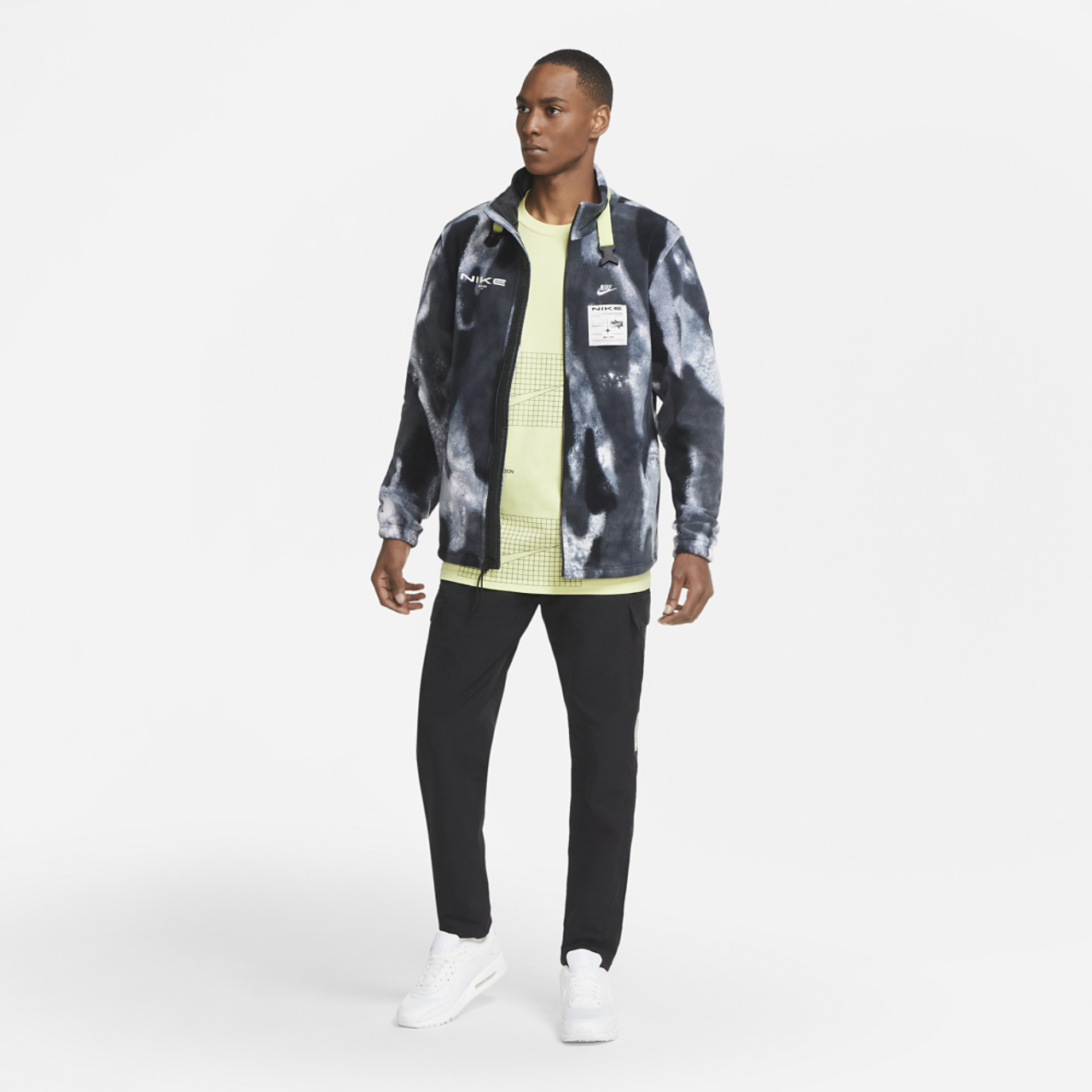 Nike Polar Fleece Go Outside Jacket Image 3 of 3. Tap to open photo gallery.
