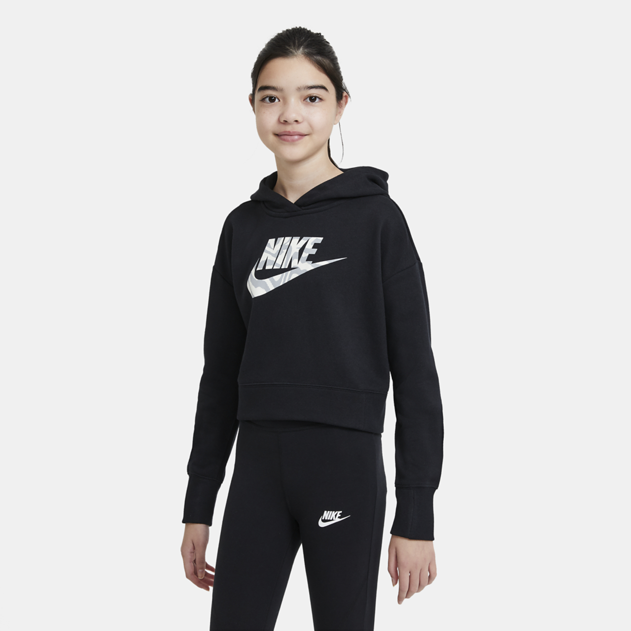Nike Crop Hoodie Image 1 of 2. Tap to open photo gallery.