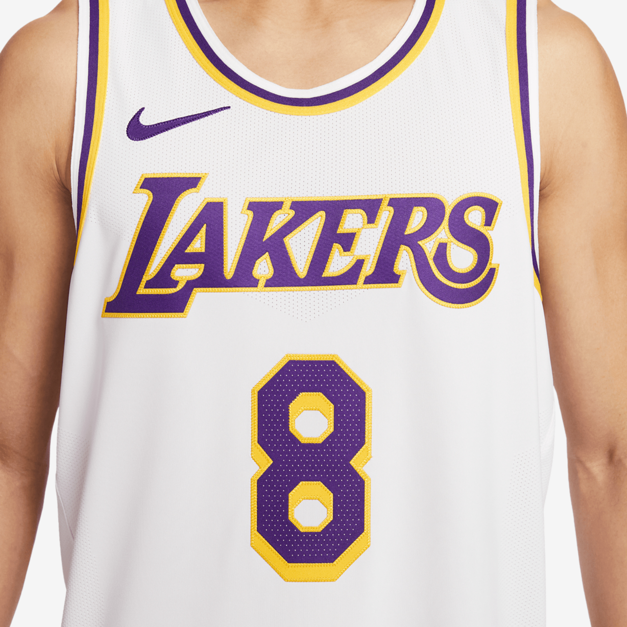 Nike Lakers Association Edition Jeresey Image 4 of 10. Tap to open photo gallery.