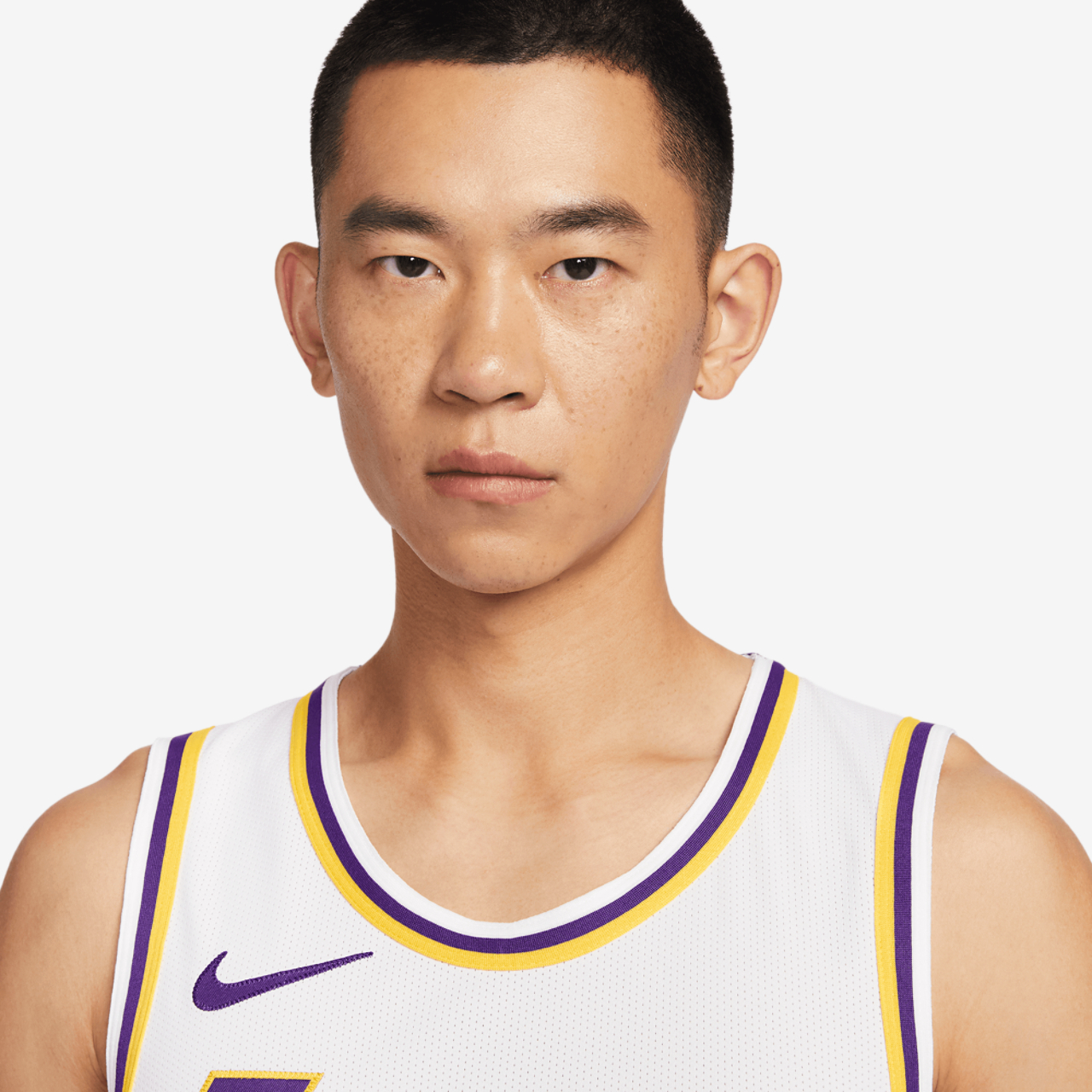 Nike Lakers Association Edition Jeresey Image 5 of 10. Tap to open photo gallery.