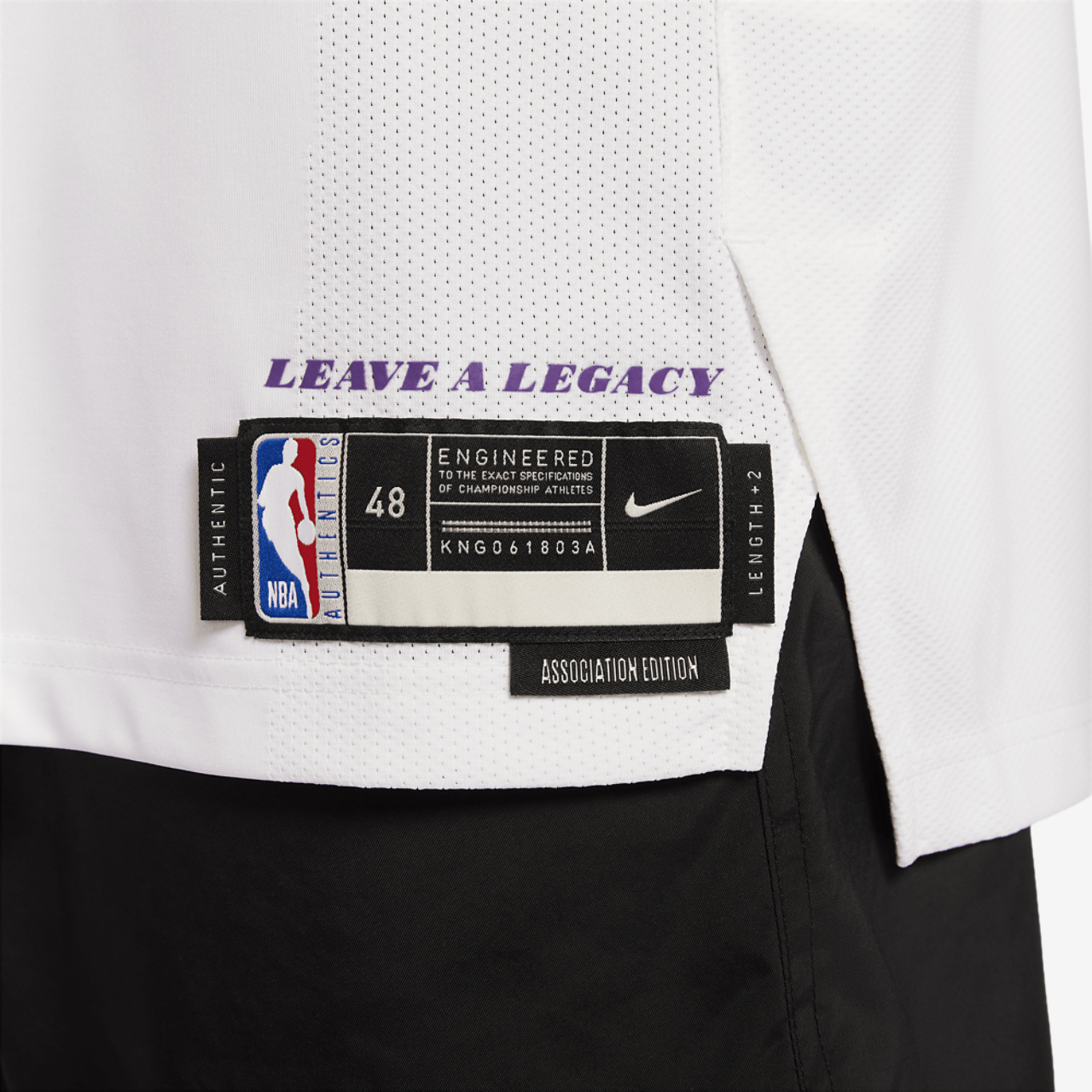 Nike Lakers Association Edition Jeresey Image 6 of 10. Tap to open photo gallery.
