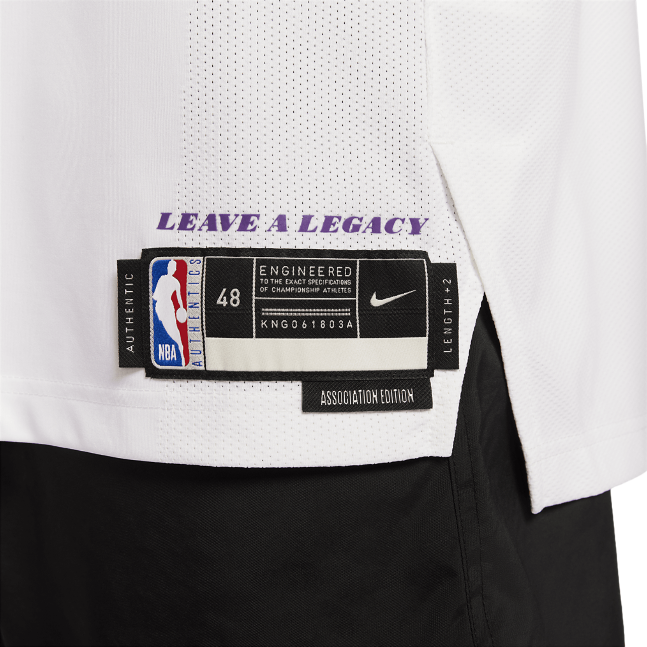 Nike Lakers Association Edition Jeresey Image 6 of 10. Tap to open photo gallery.