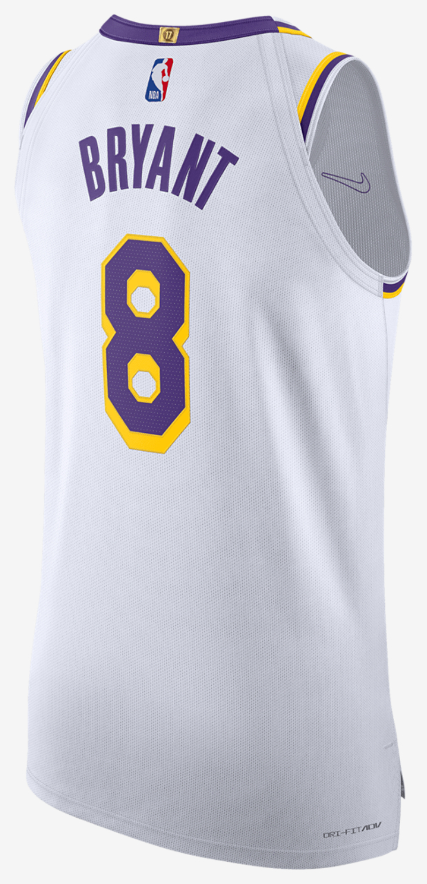 Nike Lakers Association Edition Jeresey Image 9 of 10. Tap to open photo gallery.