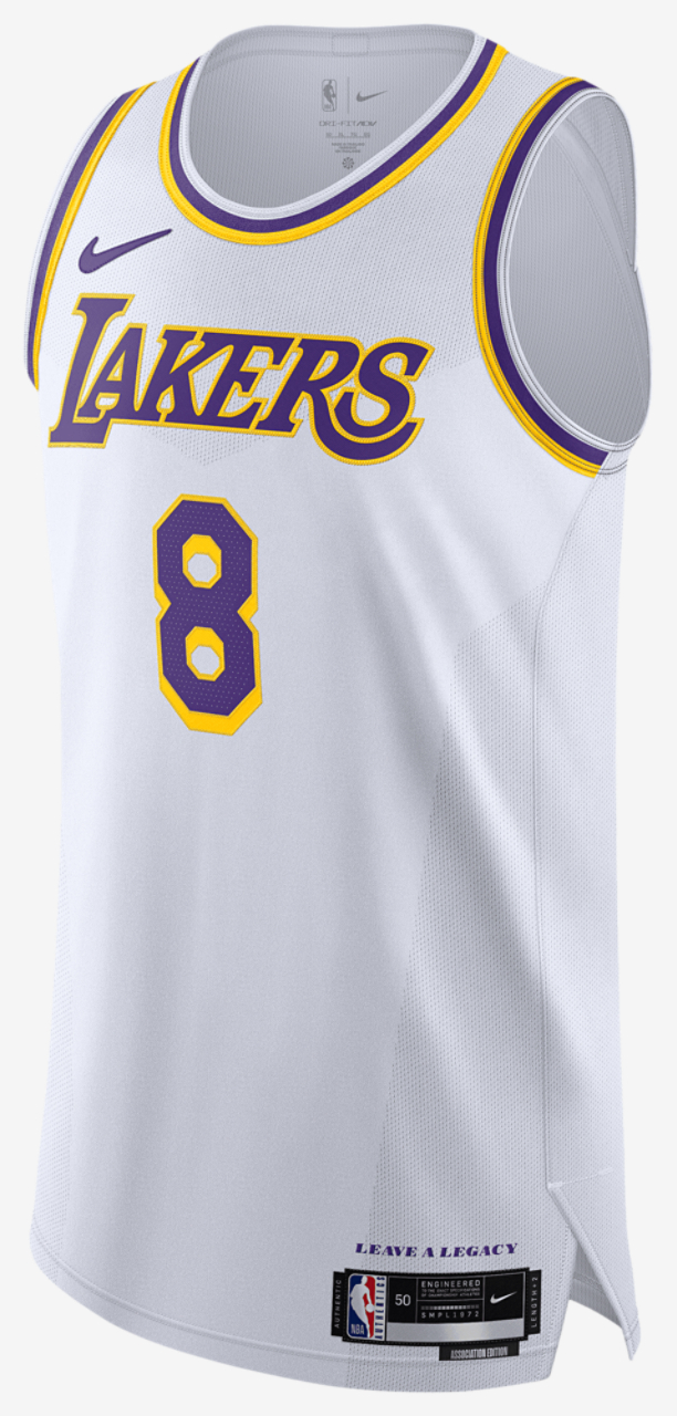 Nike Lakers Association Edition Jeresey Image 10 of 10. Tap to open photo gallery.