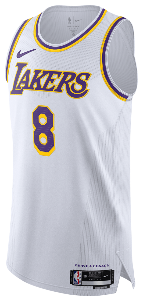 Nike Lakers Association Edition Jeresey Image 10 of 10. Tap to open photo gallery.
