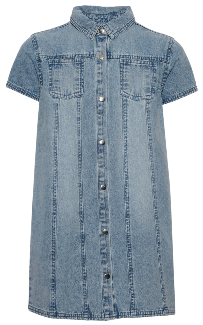 LCKR Denim Dress Image 1 of 2. Tap to open photo gallery.