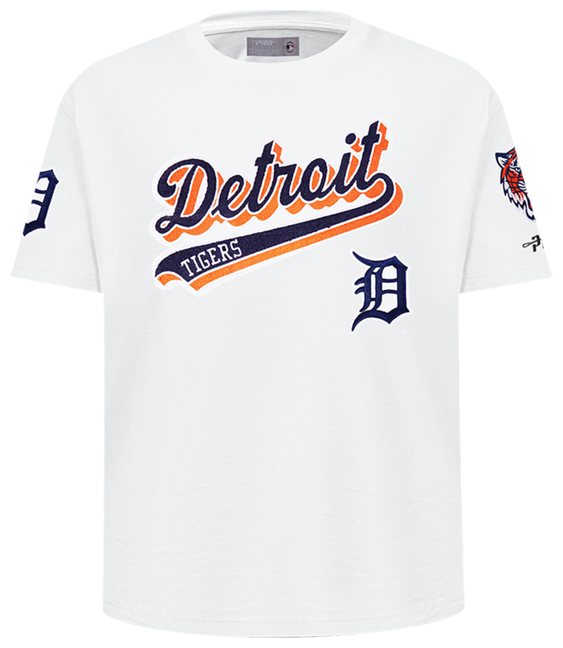 Pro Standard Detroit Tigers Script T-Shirt Image 1 of 7. Tap to open photo gallery.