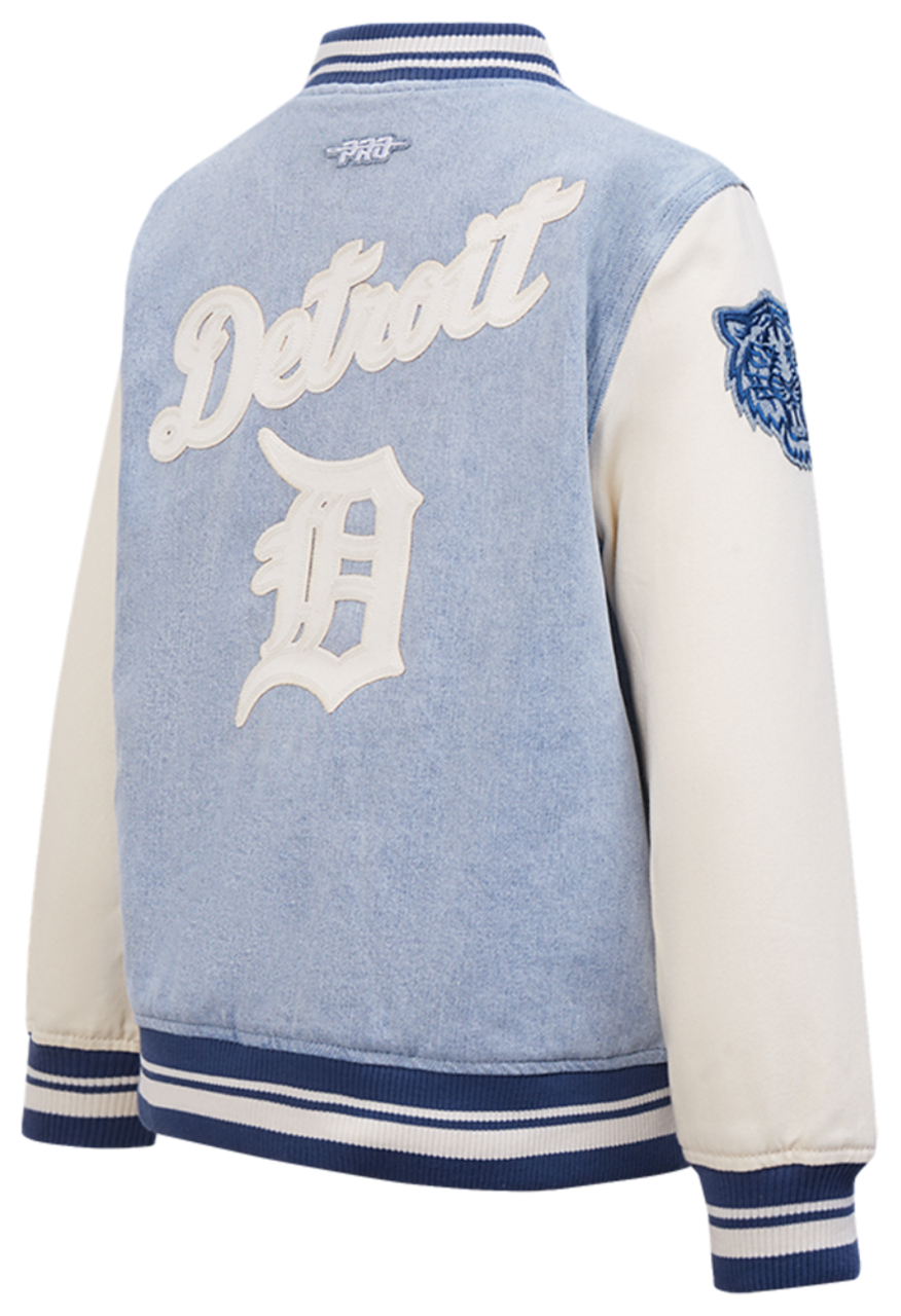 Pro Standard Detroit Tigers Denim Jacket Image 2 of 5. Tap to open photo gallery.