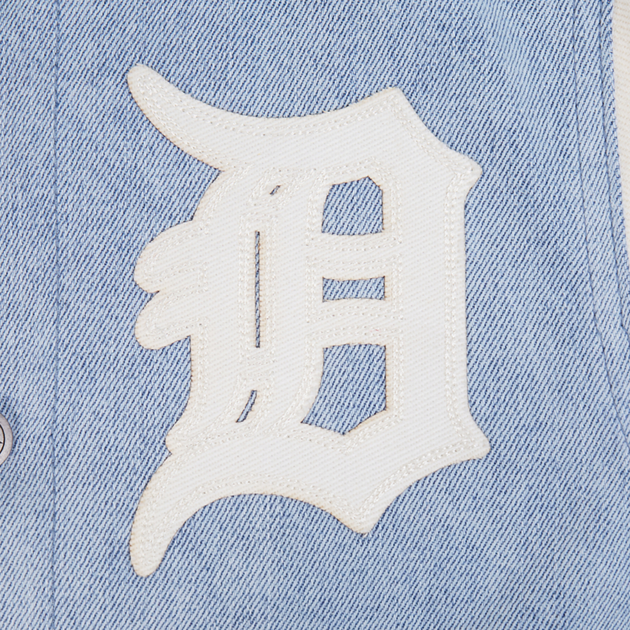 Pro Standard Detroit Tigers Denim Jacket Image 4 of 5. Tap to open photo gallery.