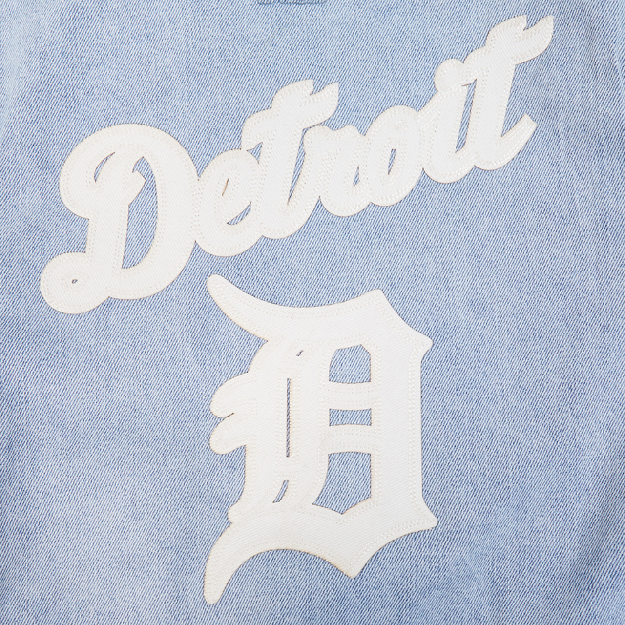 Pro Standard Detroit Tigers Denim Jacket Image 5 of 5. Tap to open photo gallery.