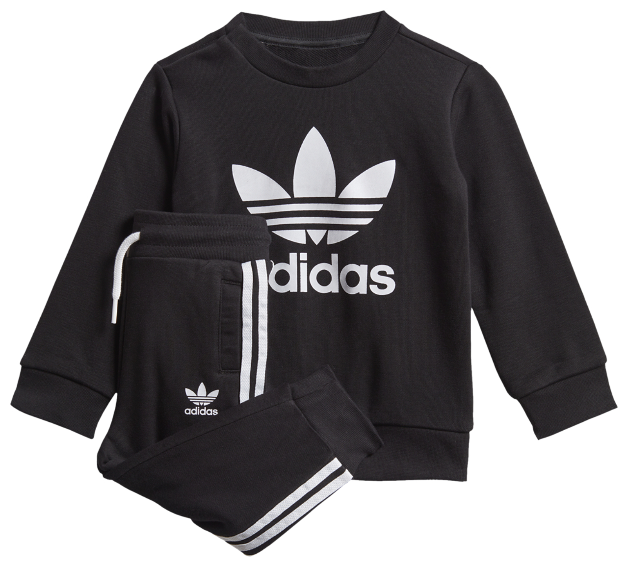 adidas Originals Big Trefoil Crew Set Image 1 of 7. Tap to open photo gallery.