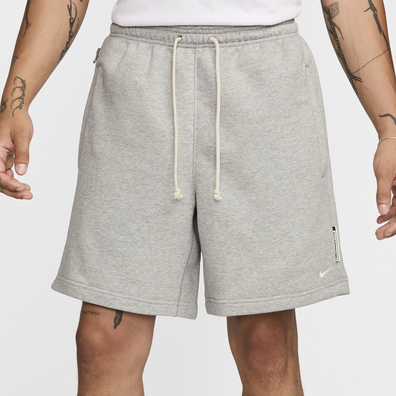 Nike Standard Issue Dri-FIT Fleece 8" Shorts Image 1 of 5. Tap to open photo gallery.
