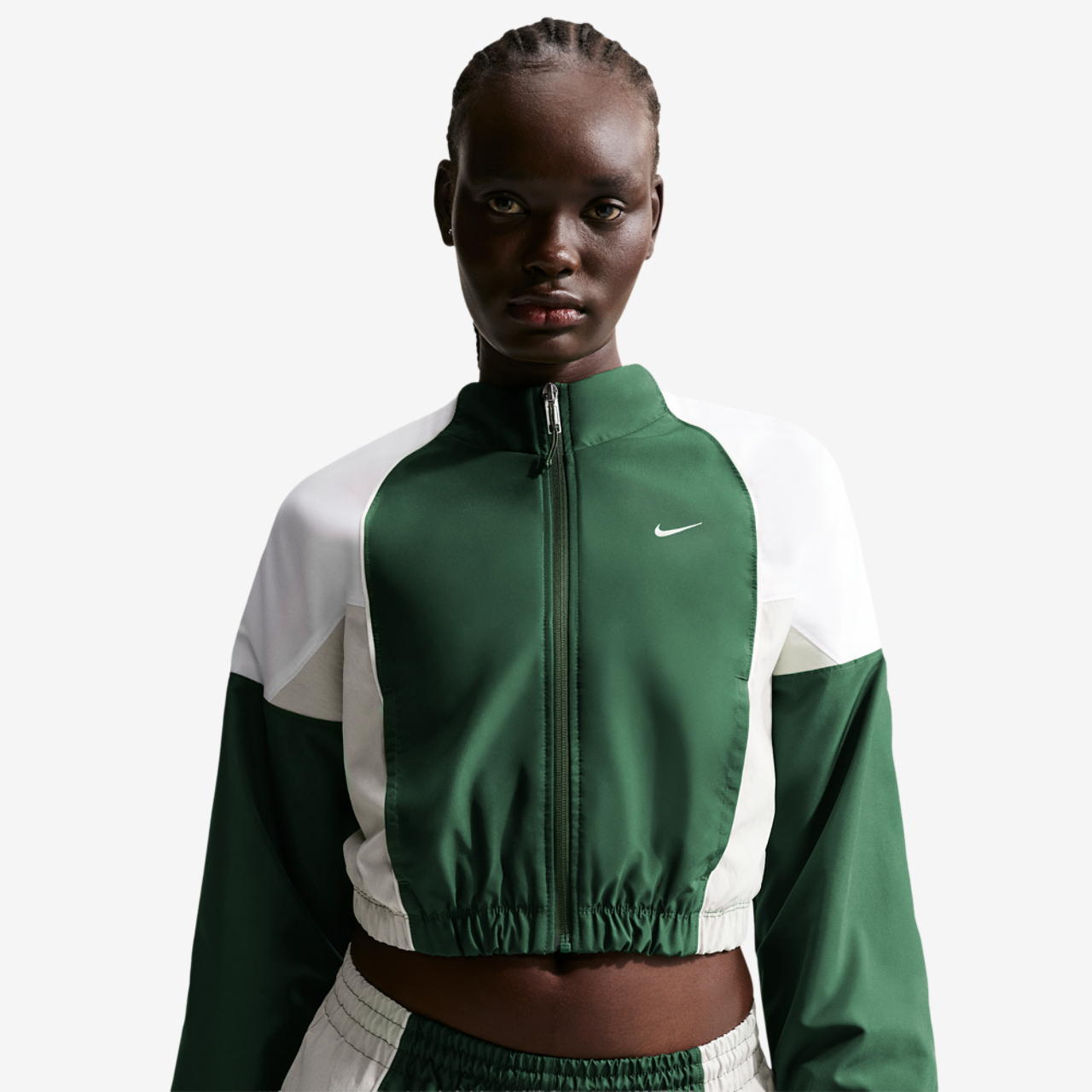 Nike NSW Shrunken Track Jacket Mod Image 1 of 4. Tap to open photo gallery.