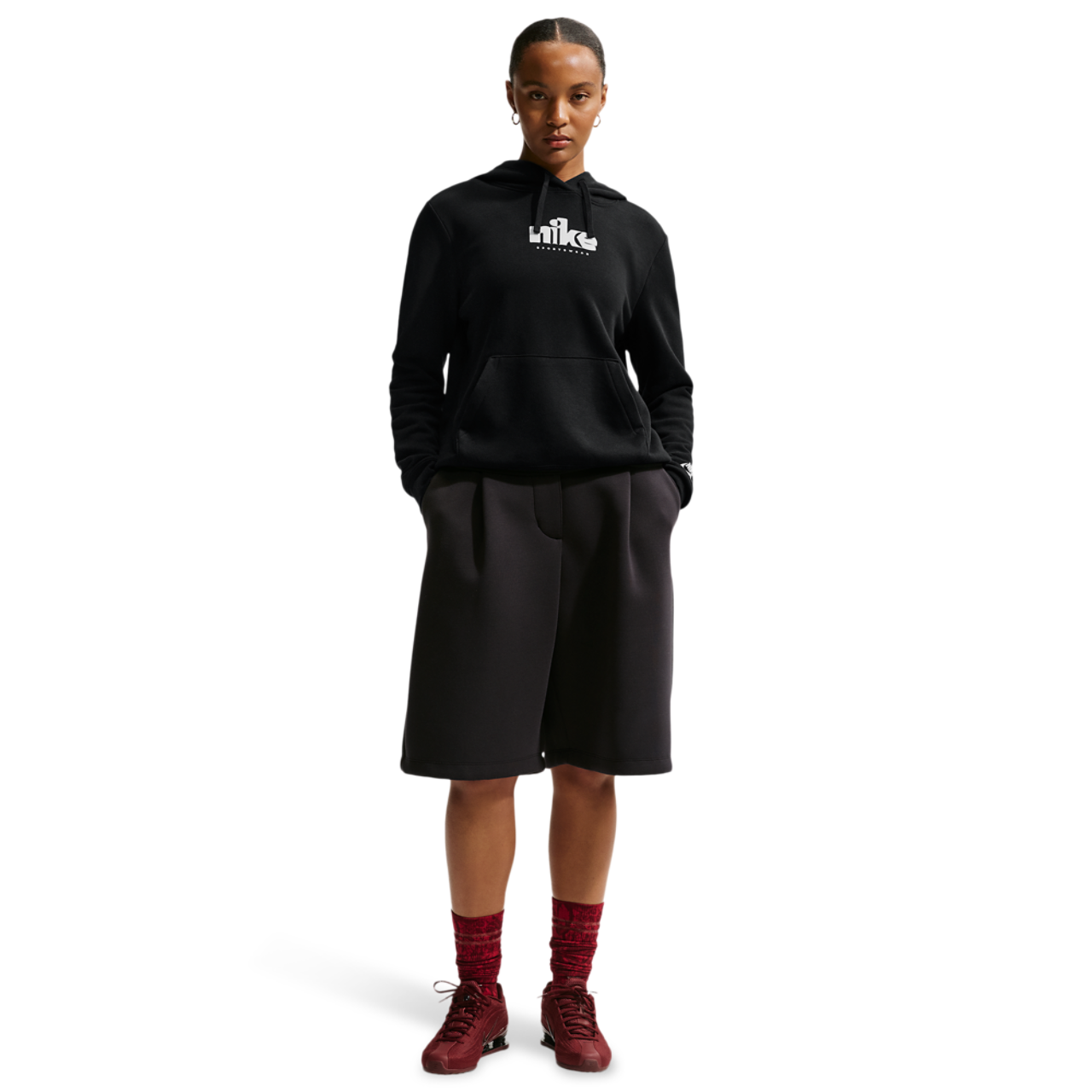 Nike NSW Club Fleece Std Gx Po Hoodie Image 6 of 7. Tap to open photo gallery.