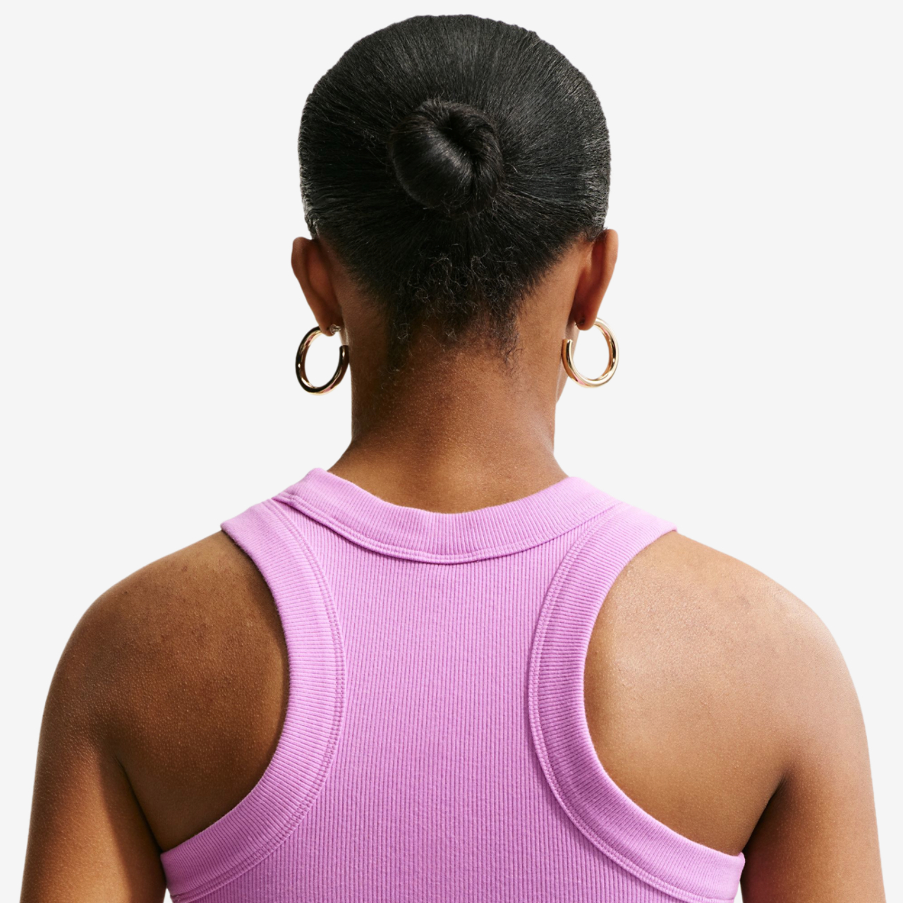Nike NSW Chill Knit Rib Tank Image 2 of 4. Tap to open photo gallery.