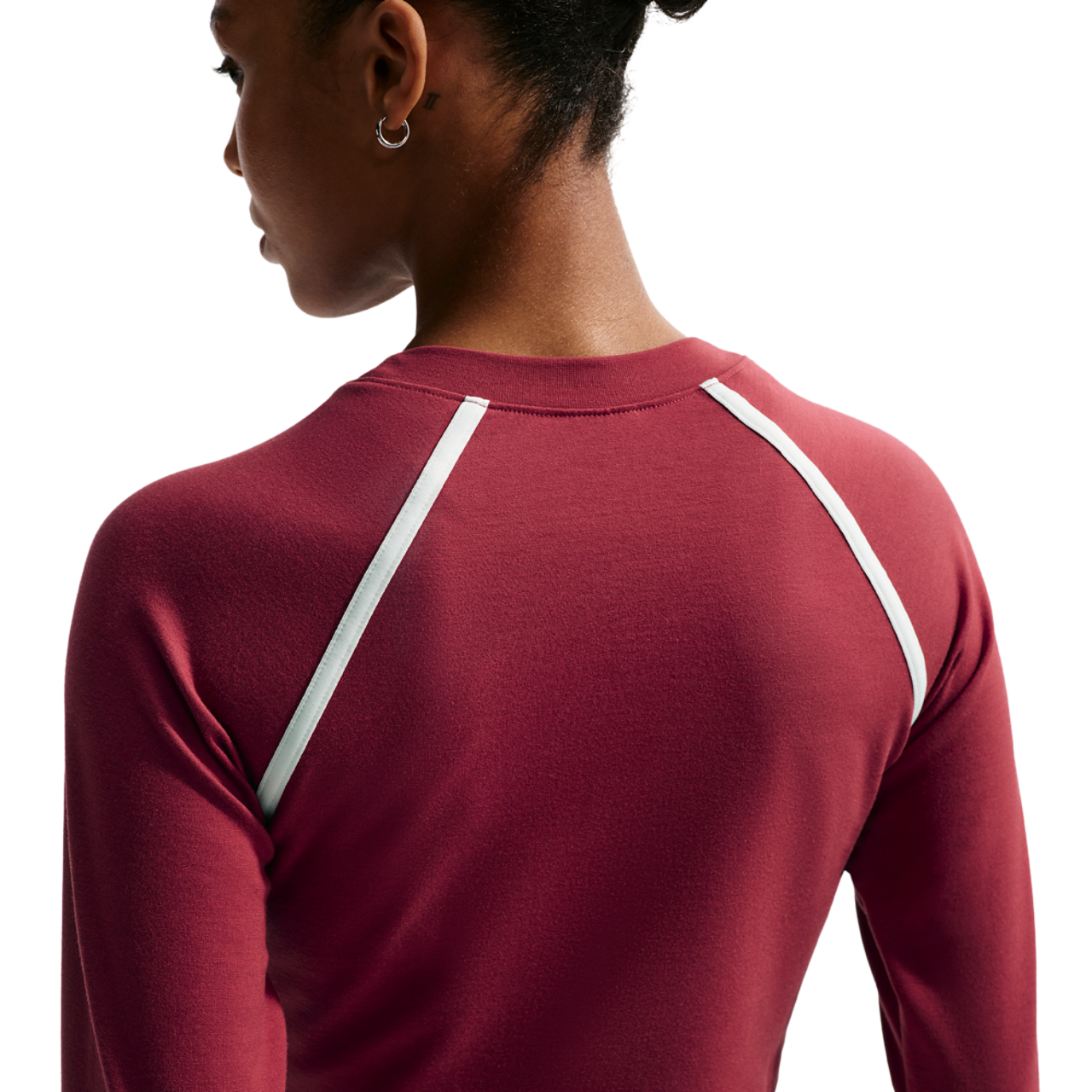 Nike NSW Street Long Sleeve Body Bold Crop Image 2 of 4. Tap to open photo gallery.