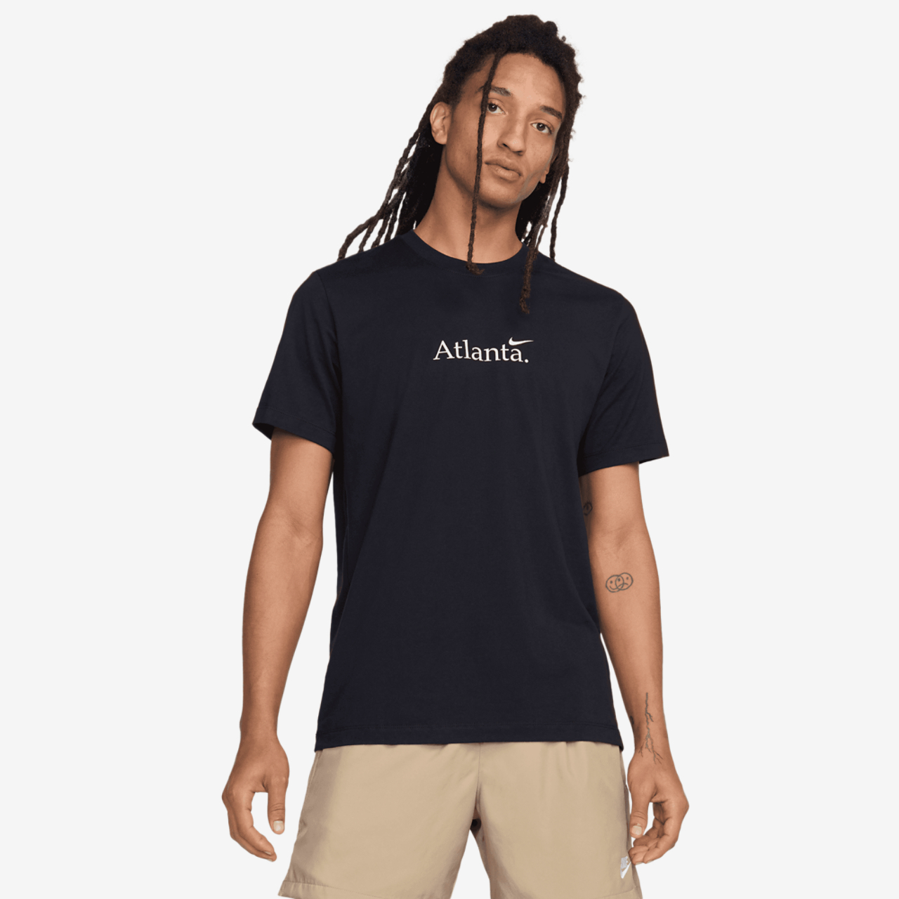 Nike Atlanta Short Sleeve Crew T-Shirt Image 1 of 4. Tap to open photo gallery.