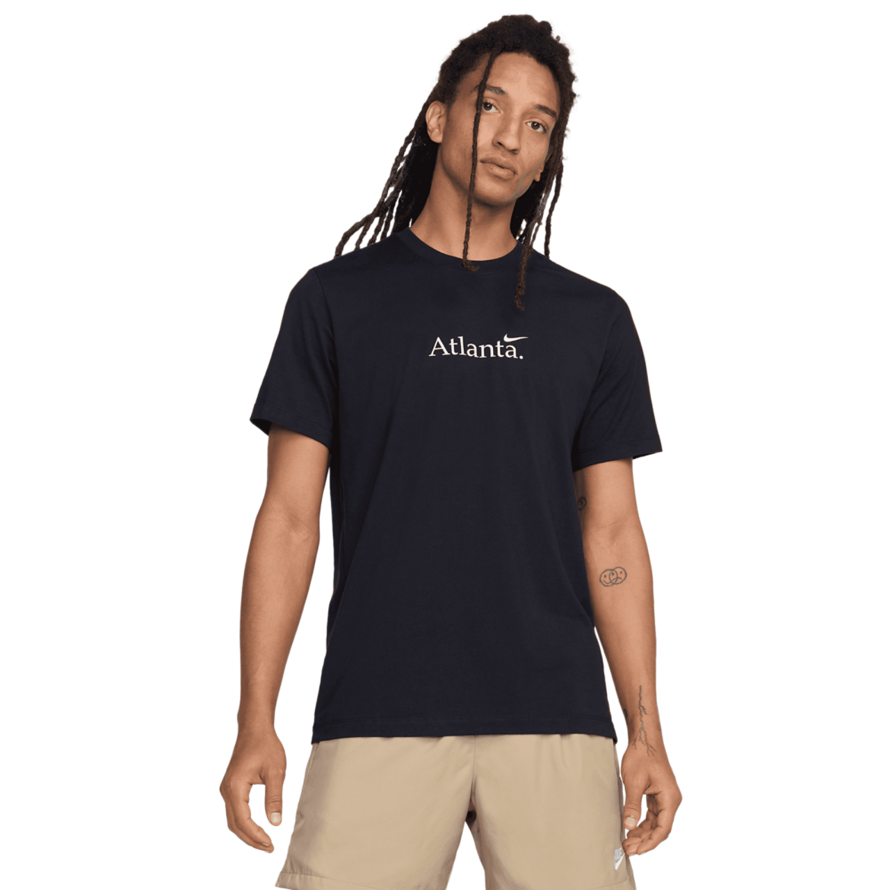 Nike Atlanta Short Sleeve Crew T-Shirt Image 1 of 4. Tap to open photo gallery.