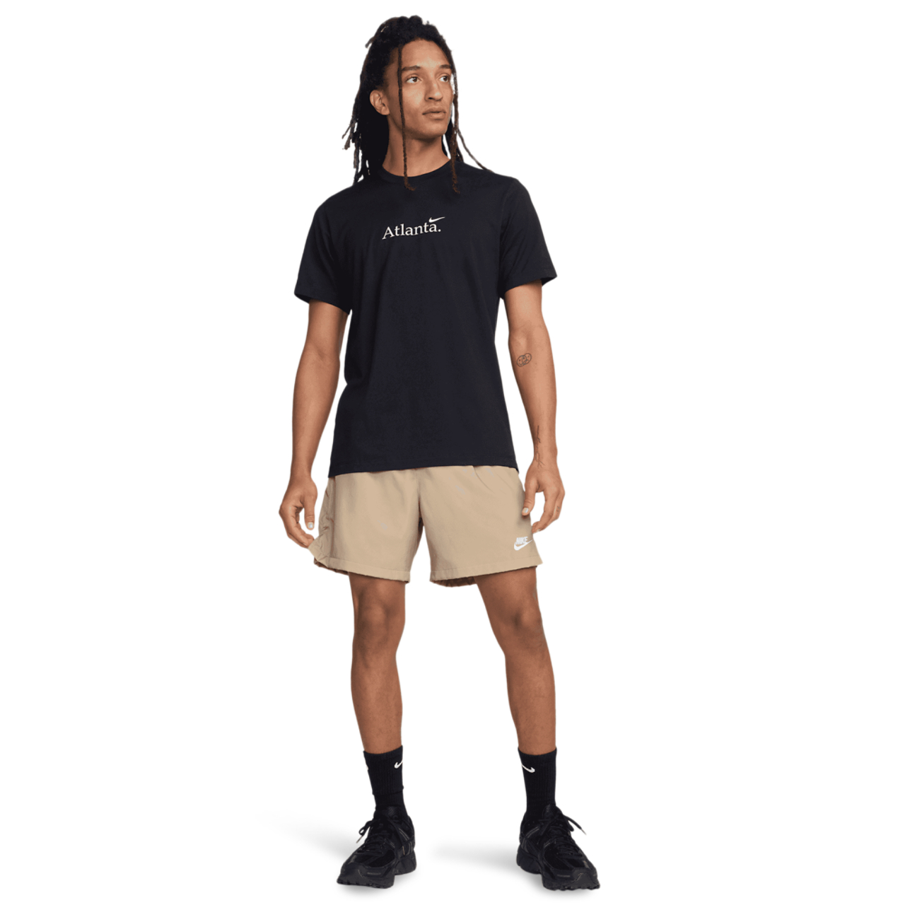 Nike Atlanta Short Sleeve Crew T-Shirt Image 4 of 4. Tap to open photo gallery.