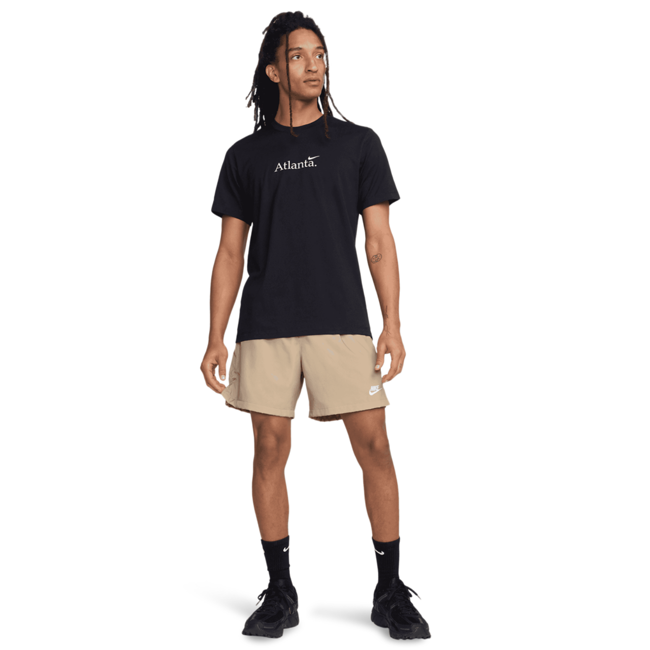 Nike Atlanta Short Sleeve Crew T-Shirt Image 4 of 4. Tap to open photo gallery.
