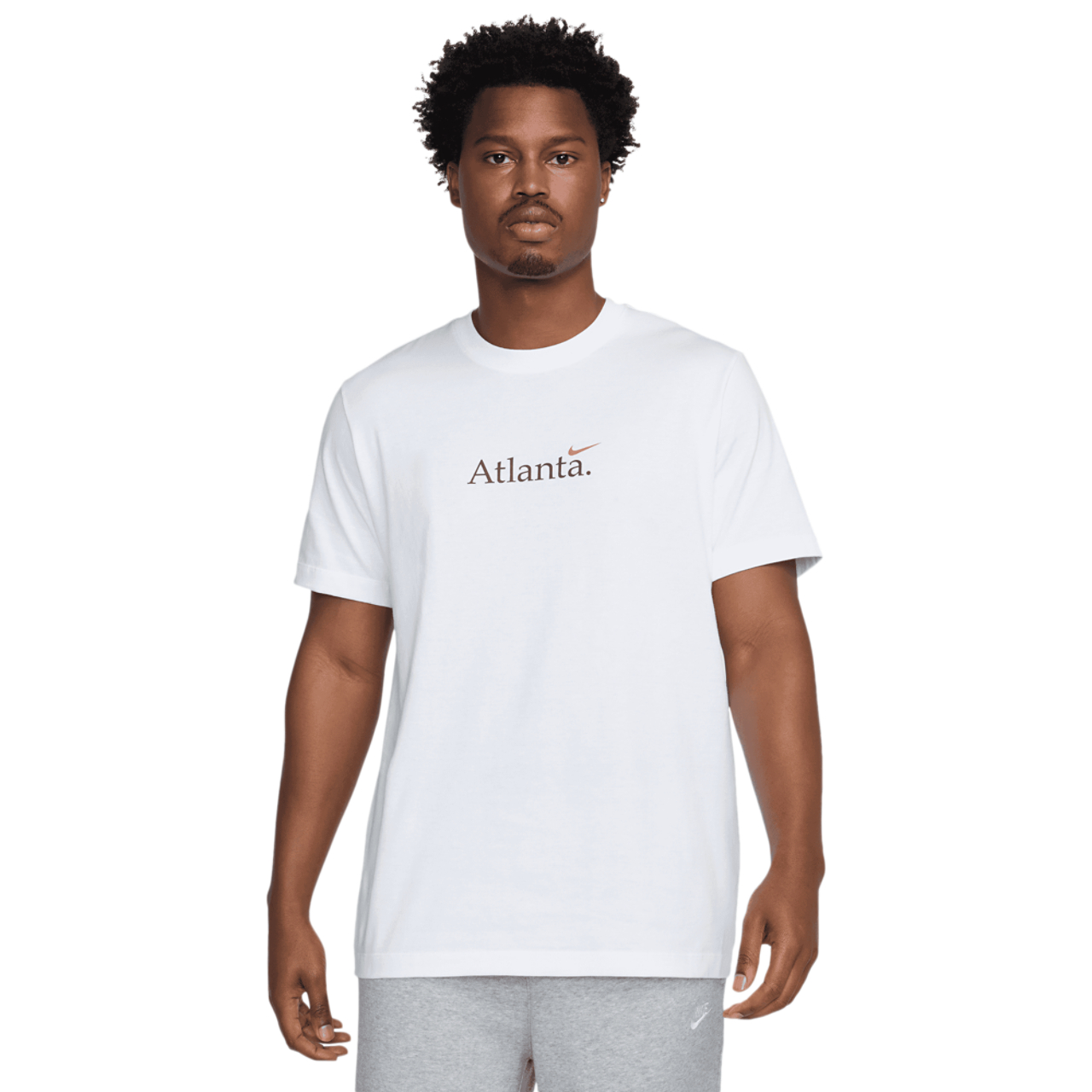 Nike Atlanta Short Sleeve Crew T-Shirt Image 1 of 4. Tap to open photo gallery.