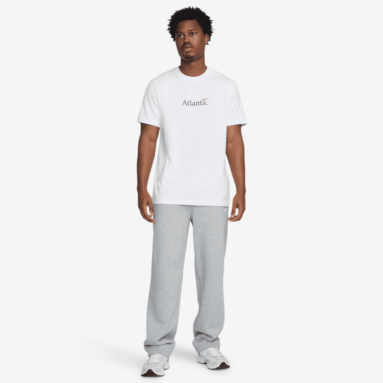 Nike Atlanta Short Sleeve Crew T-Shirt Image 4 of 4. Tap to open photo gallery.