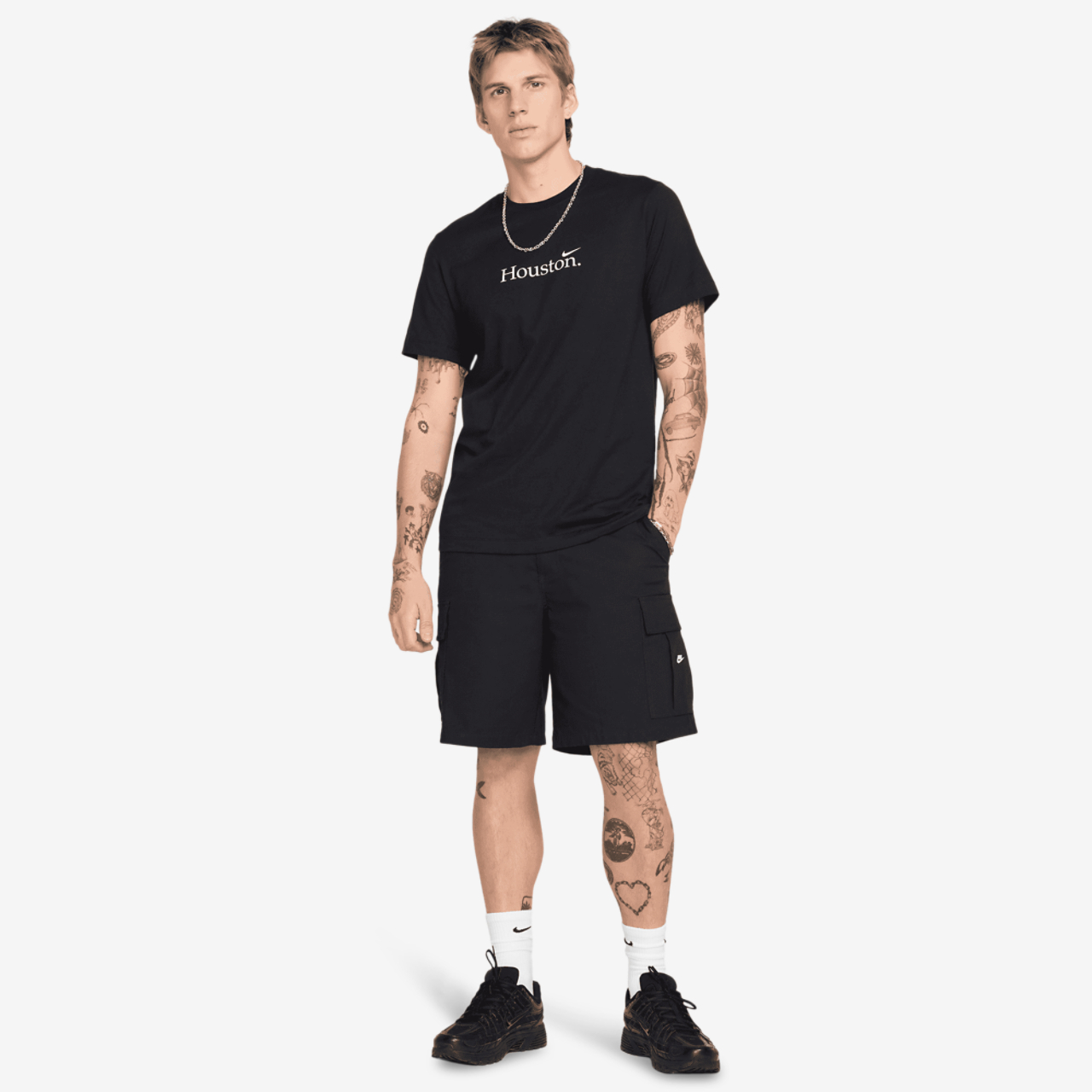 Nike Houston Short Sleeve Crew T-Shirt Image 4 of 4. Tap to open photo gallery.