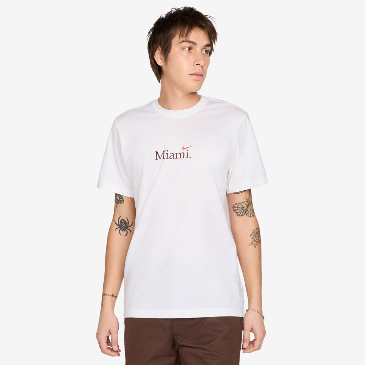 Nike Miami Short Sleeve Crew T-Shirt Image 2 of 4. Tap to open photo gallery.