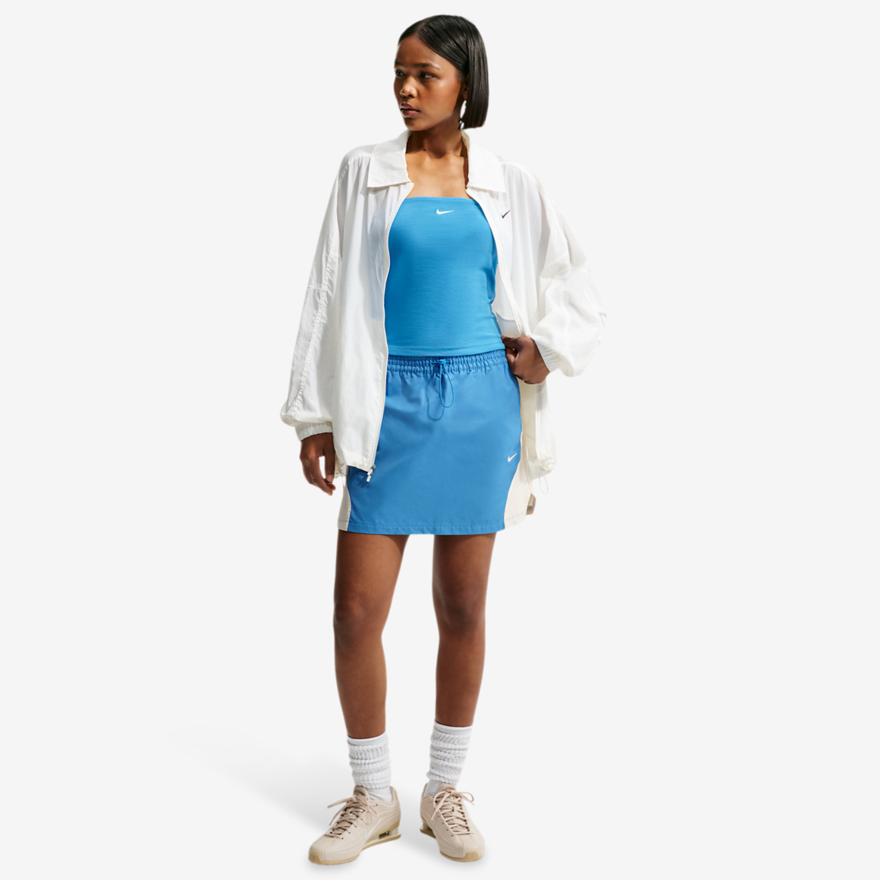 Nike NSW Street Mr Mini Skirt Image 3 of 4. Tap to open photo gallery.