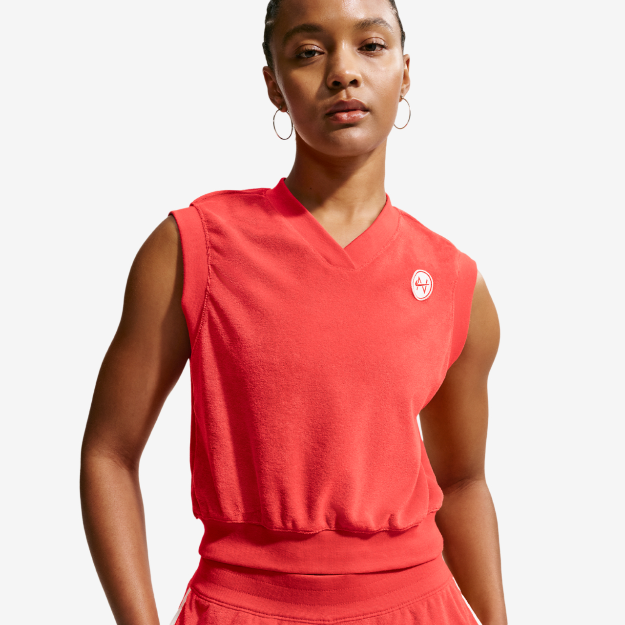 Nike NSW Chill Terry Towel Tank Image 1 of 4. Tap to open photo gallery.