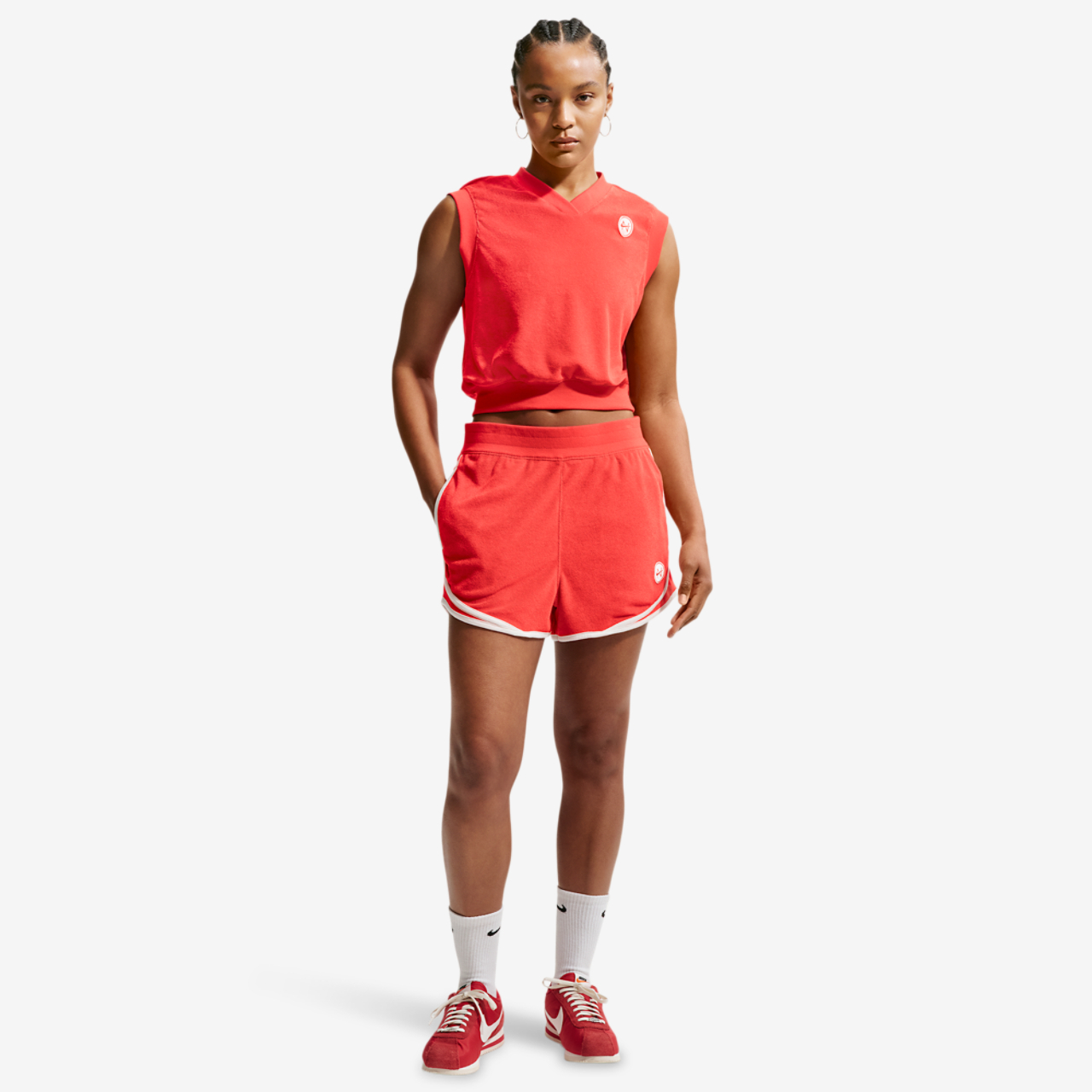 Nike NSW Chill Terry Towel Tank Image 3 of 4. Tap to open photo gallery.