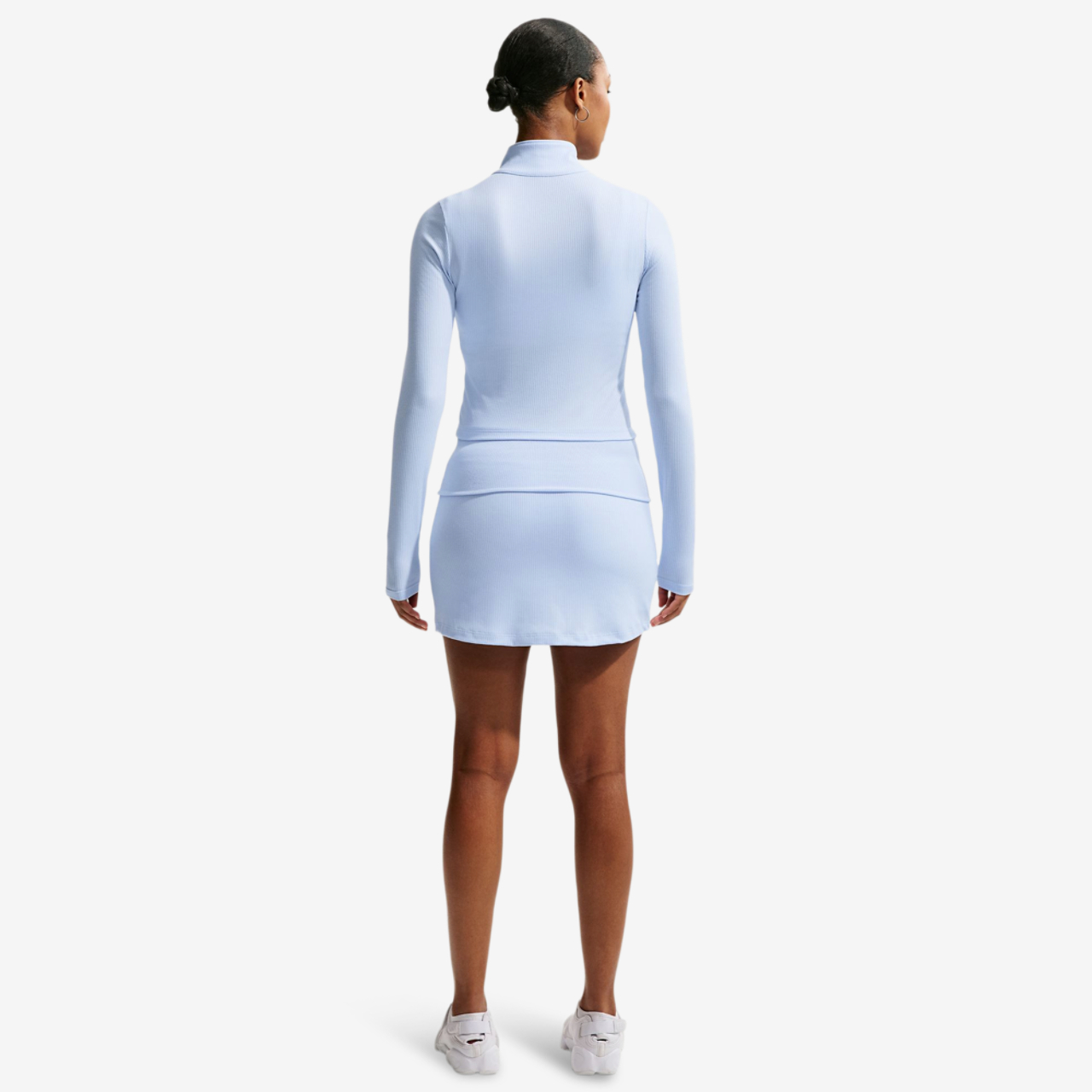Nike NSW Chill Knit Rib Skirt Image 4 of 4. Tap to open photo gallery.