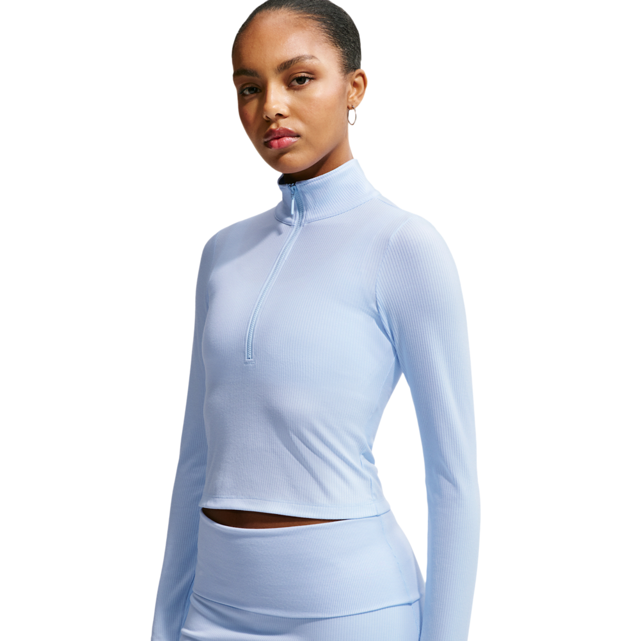 Nike NSW Chill Knit Rib Quarter-Zip LS Top - Women's | Foot Locker