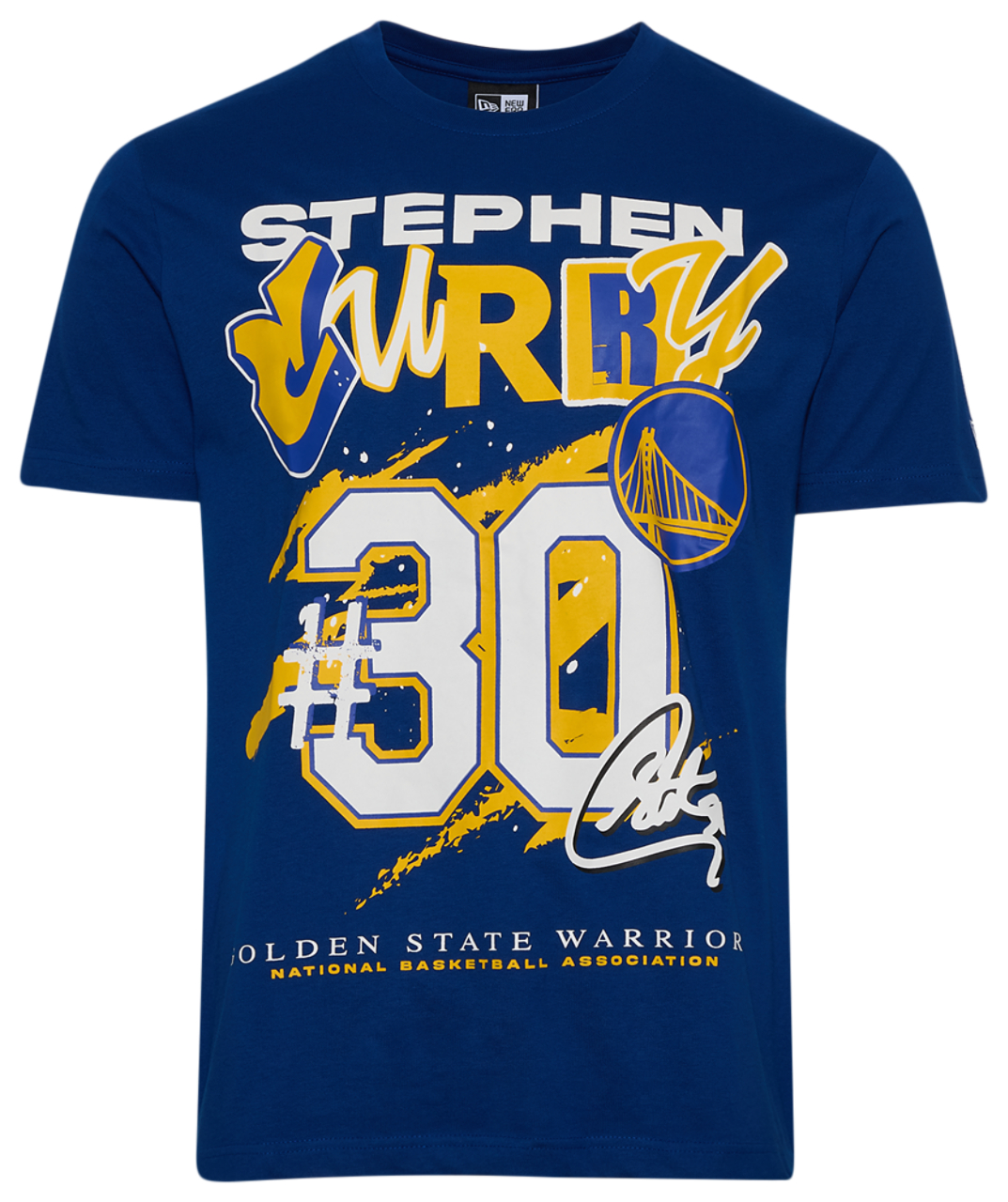 New Era Warriors Stephan Curry Oversize T-Shirt - Men's | Foot Locker
