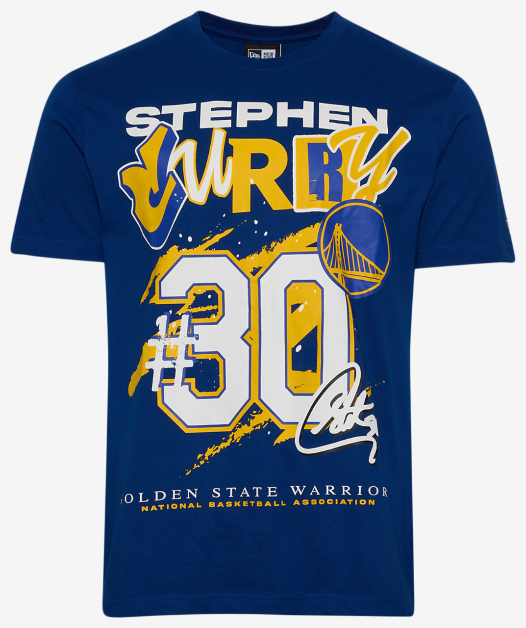 New Era Warriors Stephan Curry Oversize T-Shirt Image 1 of 2. Tap to open photo gallery.