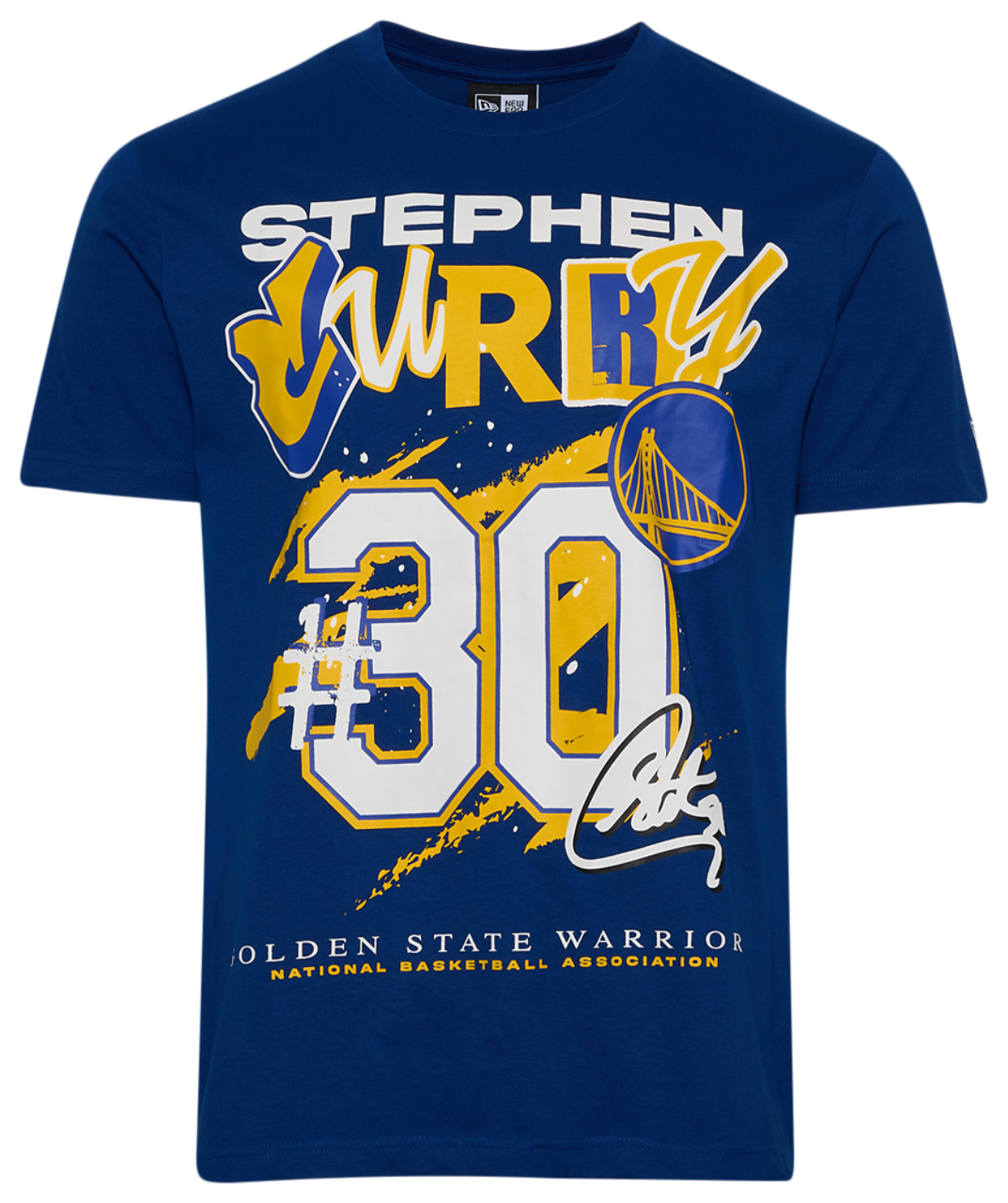 New Era Warriors Stephan Curry Oversize T-Shirt Image 1 of 2. Tap to open photo gallery.