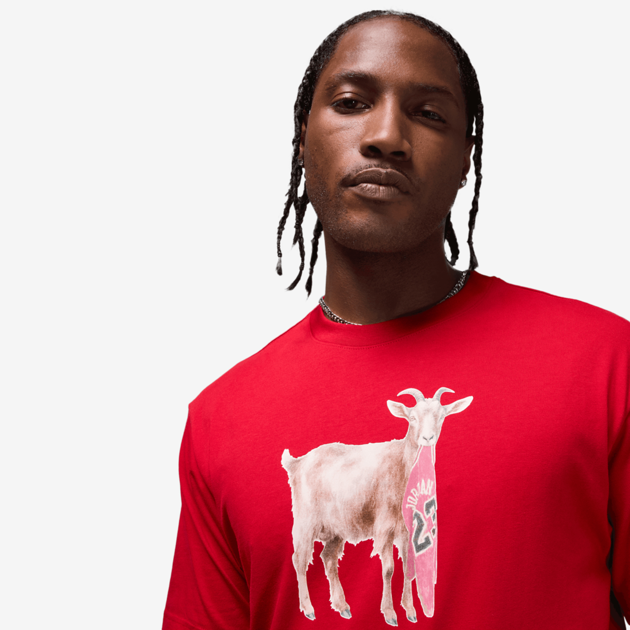 Jordan NC GOAT Short Sleeve Crew Image 3 of 6. Tap to open photo gallery.