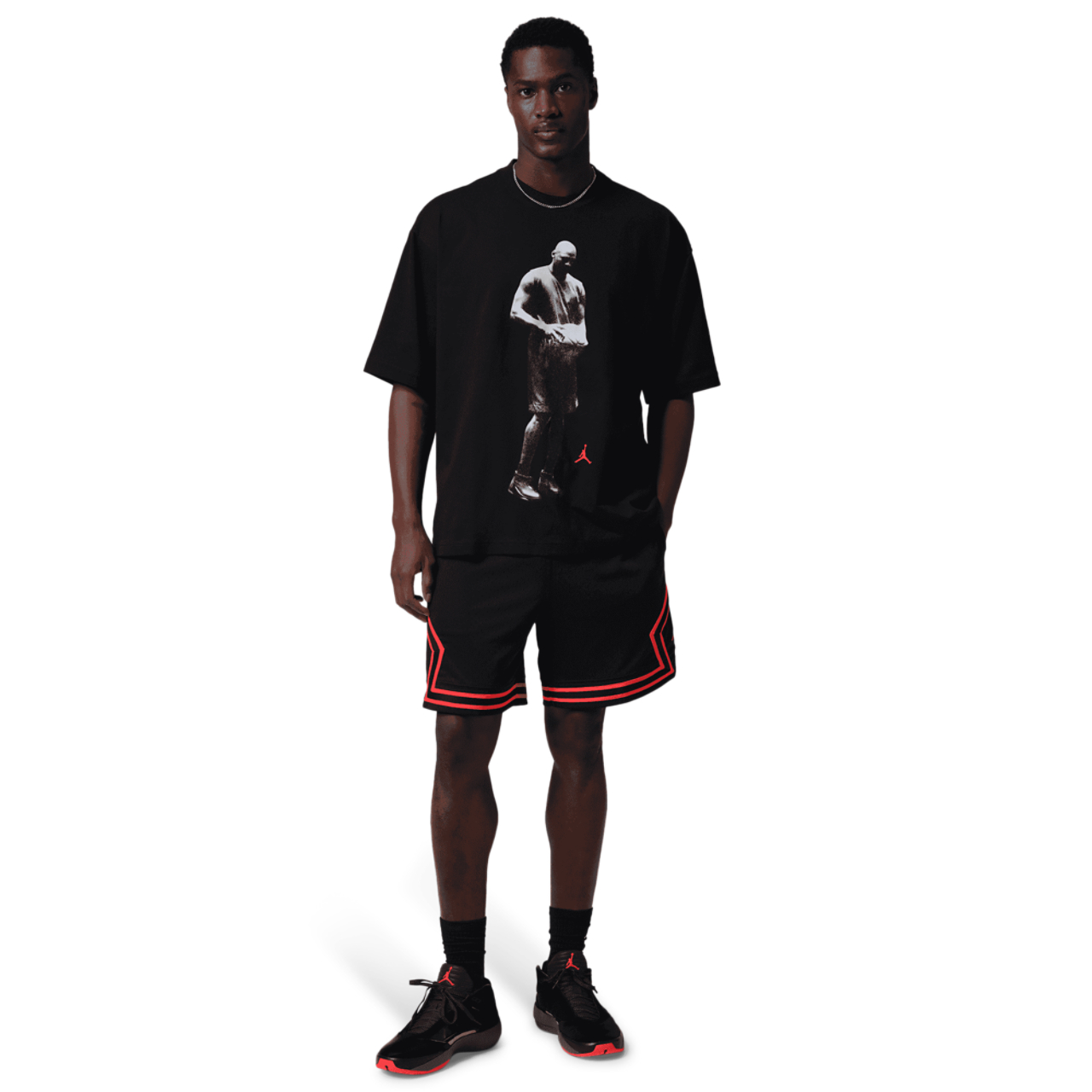 入手困難【JORDAN】DRI-FIT STATEMENT SET UP Jordan Dri-FIT SPT Statement Graphic Short Sleeve Crew - Men's
