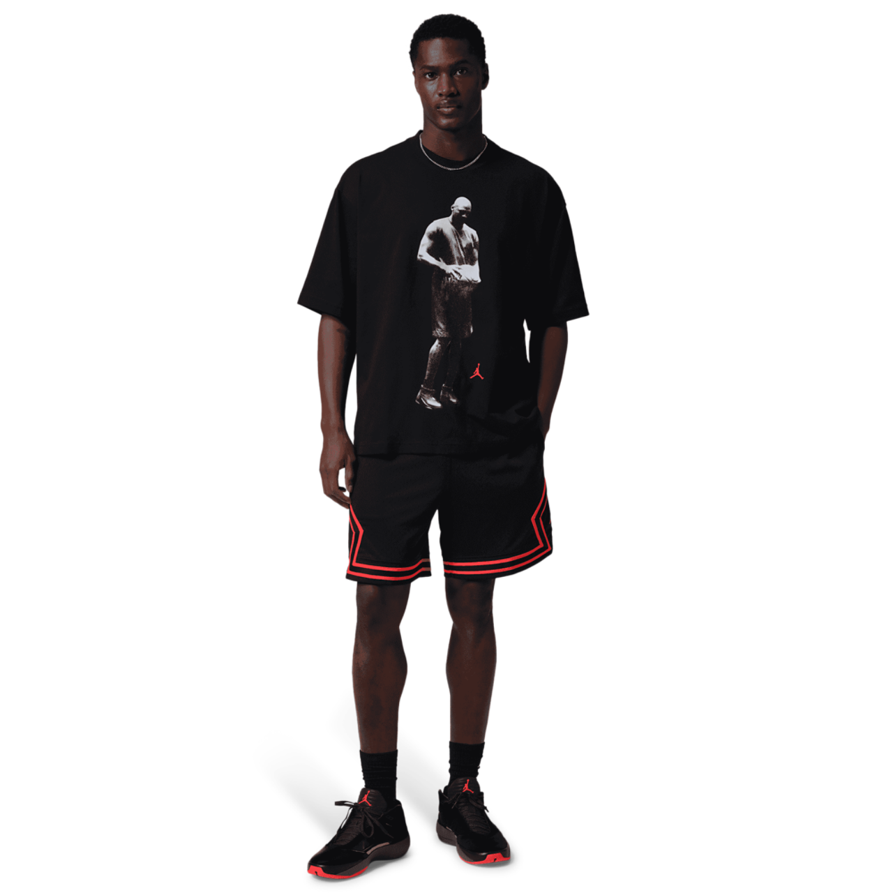 Jordan Dri-FIT SPT Statement Graphic Short Sleeve Crew - Men's