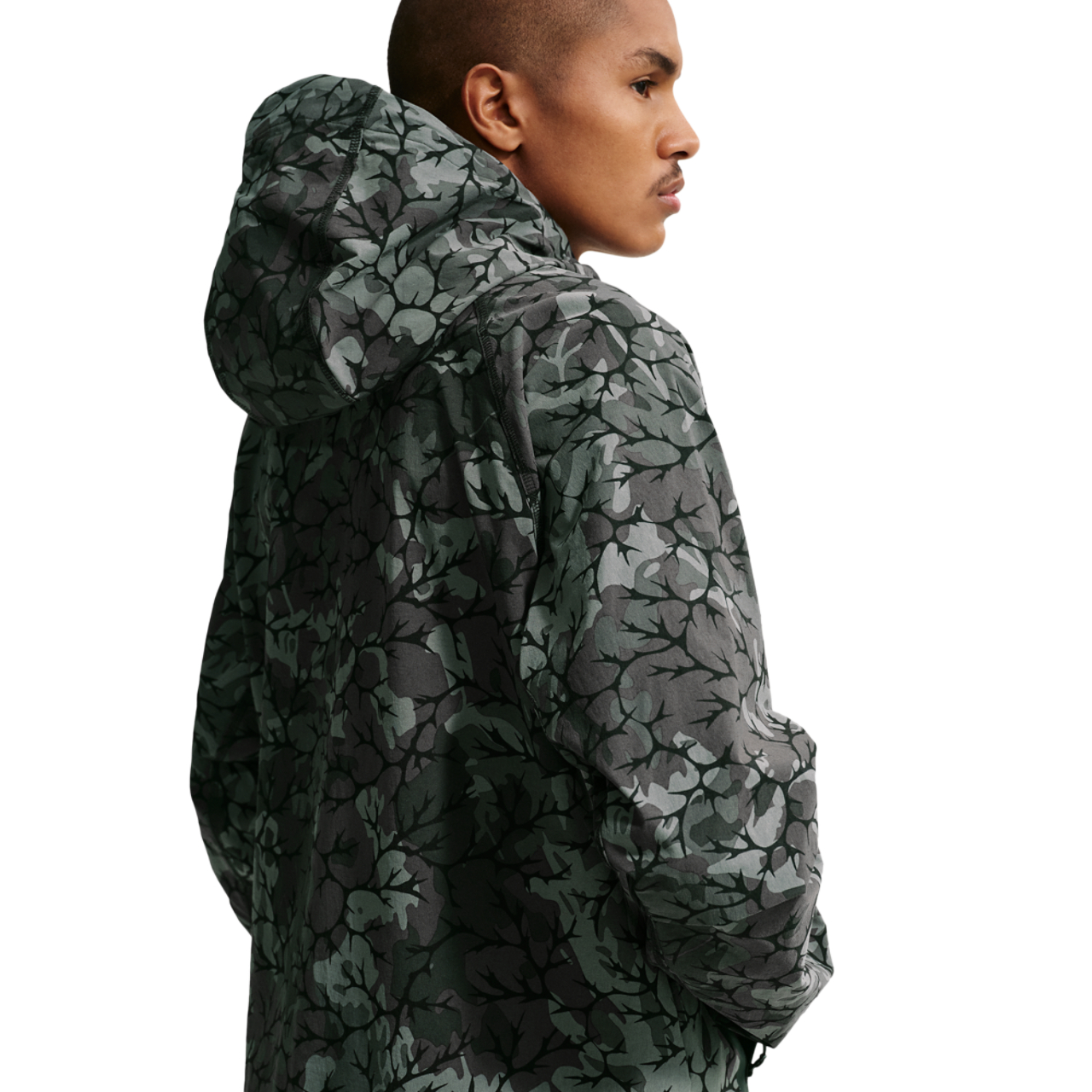 Nike Dri-FIT Tech Woven AOP Full-Zip Image 2 of 4. Tap to open photo gallery.