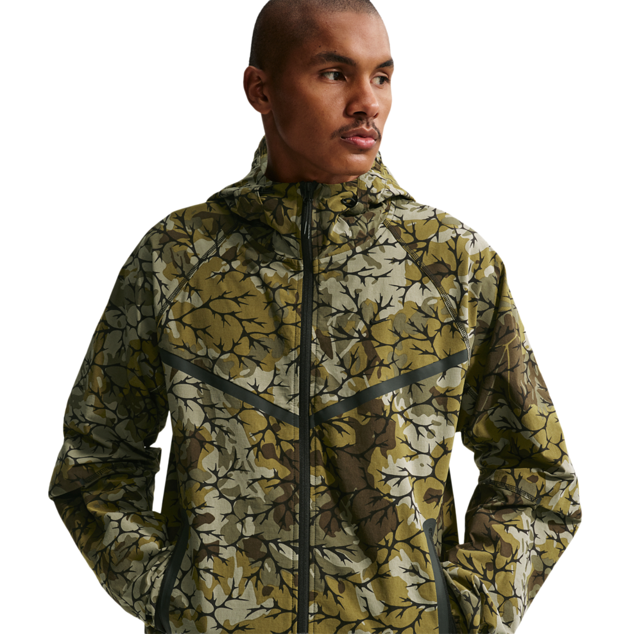 Nike Dri-FIT Tech Woven AOP Full-Zip Image 1 of 4. Tap to open photo gallery.