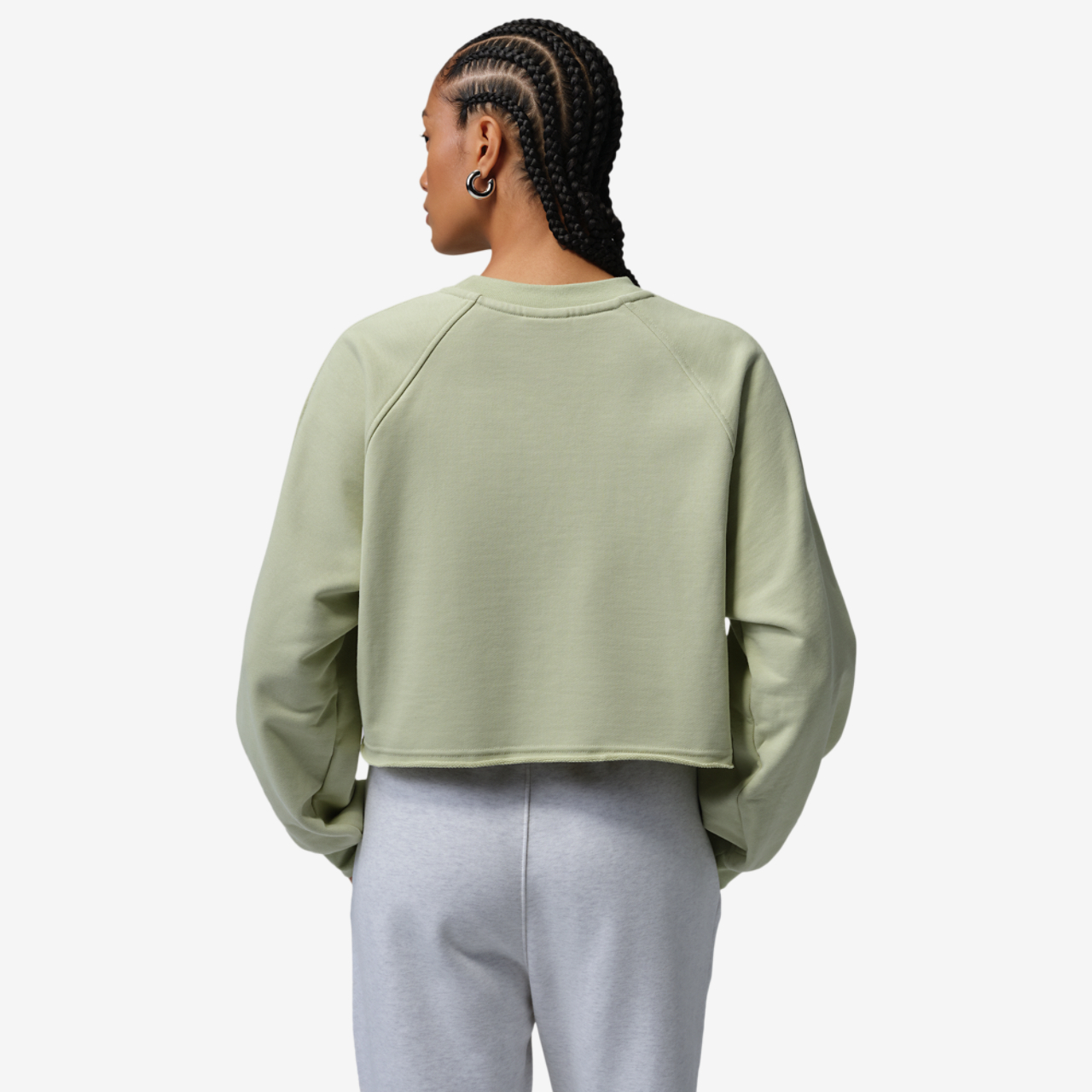 Jordan FLIGHT FLEECE CROP Image 2 of 4. Tap to open photo gallery.