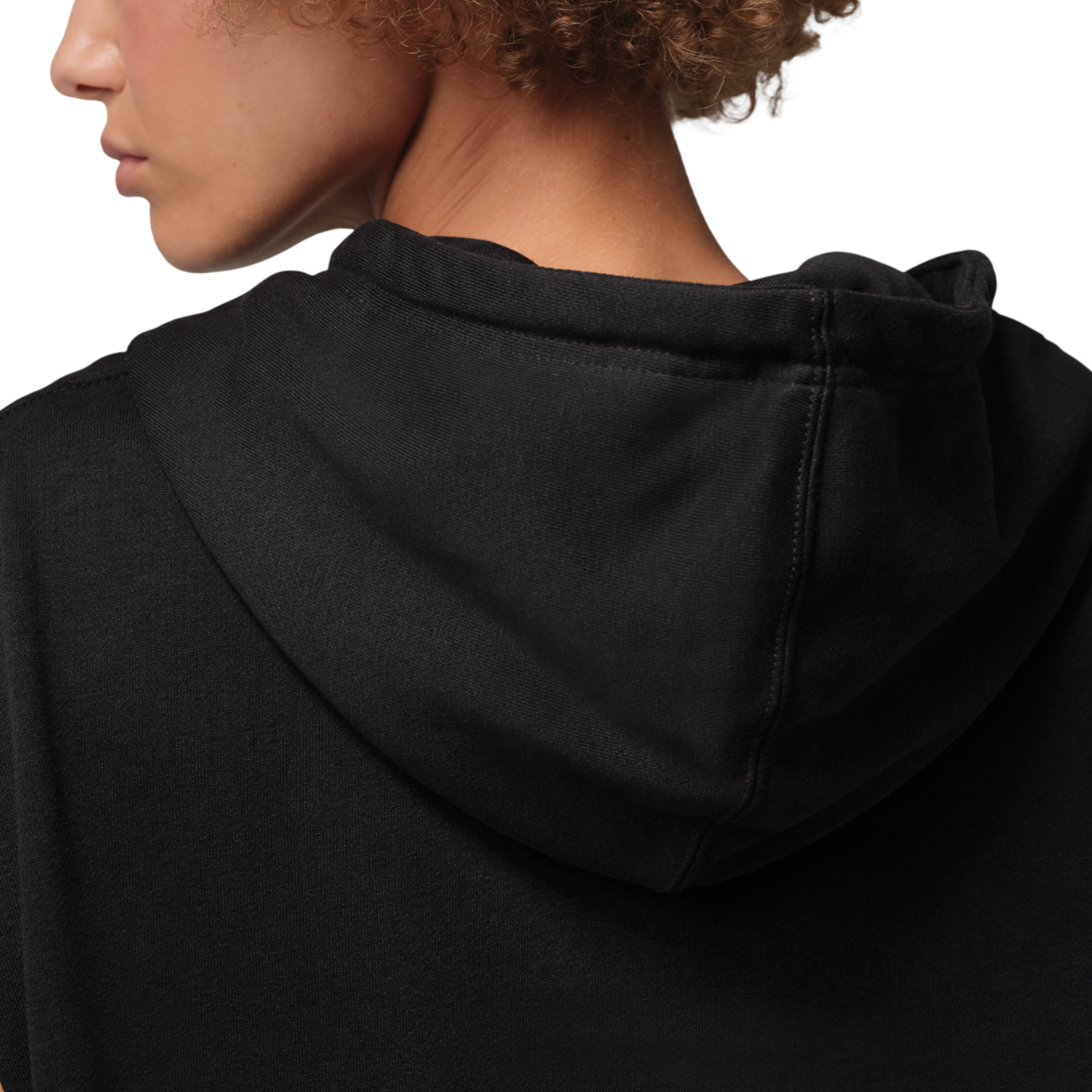 Jordan Brooklyn Fleece Crew Hooded Dress Image 3 of 5. Tap to open photo gallery.