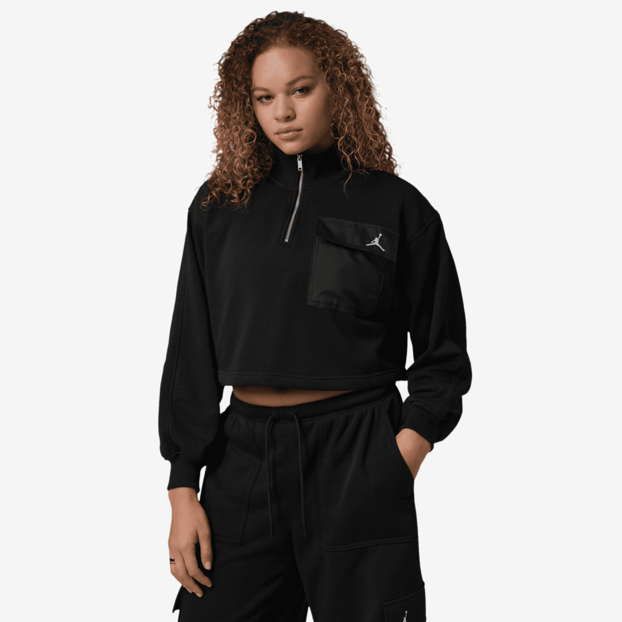 Jordan Brooklyn Fleece Quarter-Zip Image 1 of 5. Tap to open photo gallery.