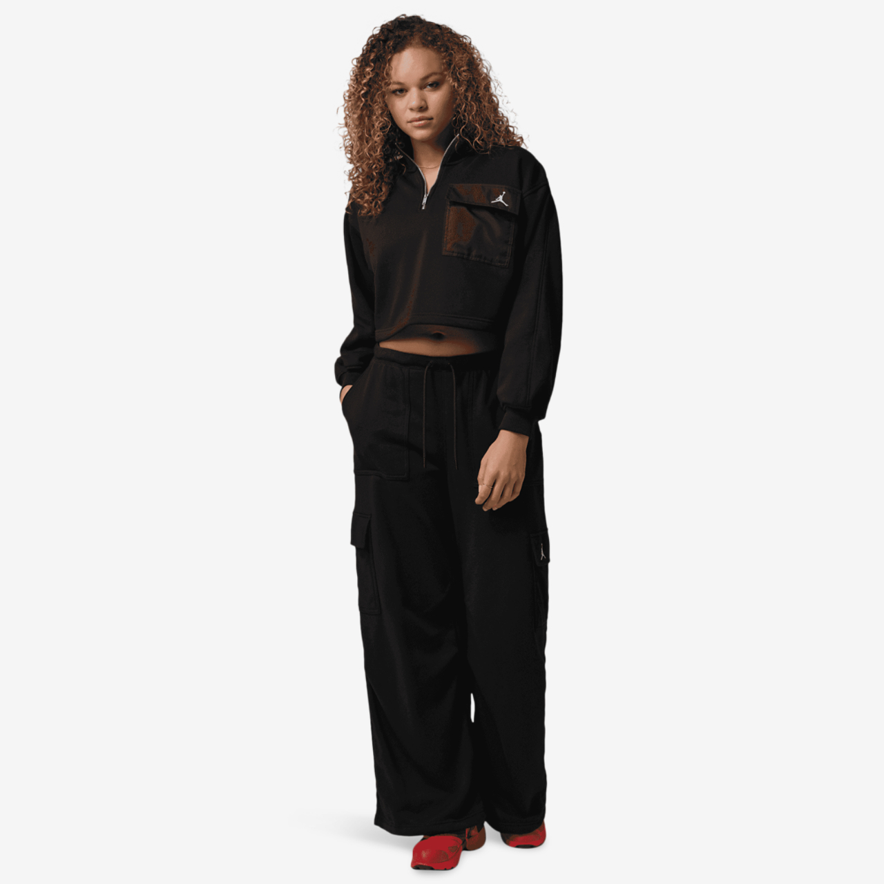 Jordan Brooklyn Fleece Quarter-Zip Image 5 of 5. Tap to open photo gallery.